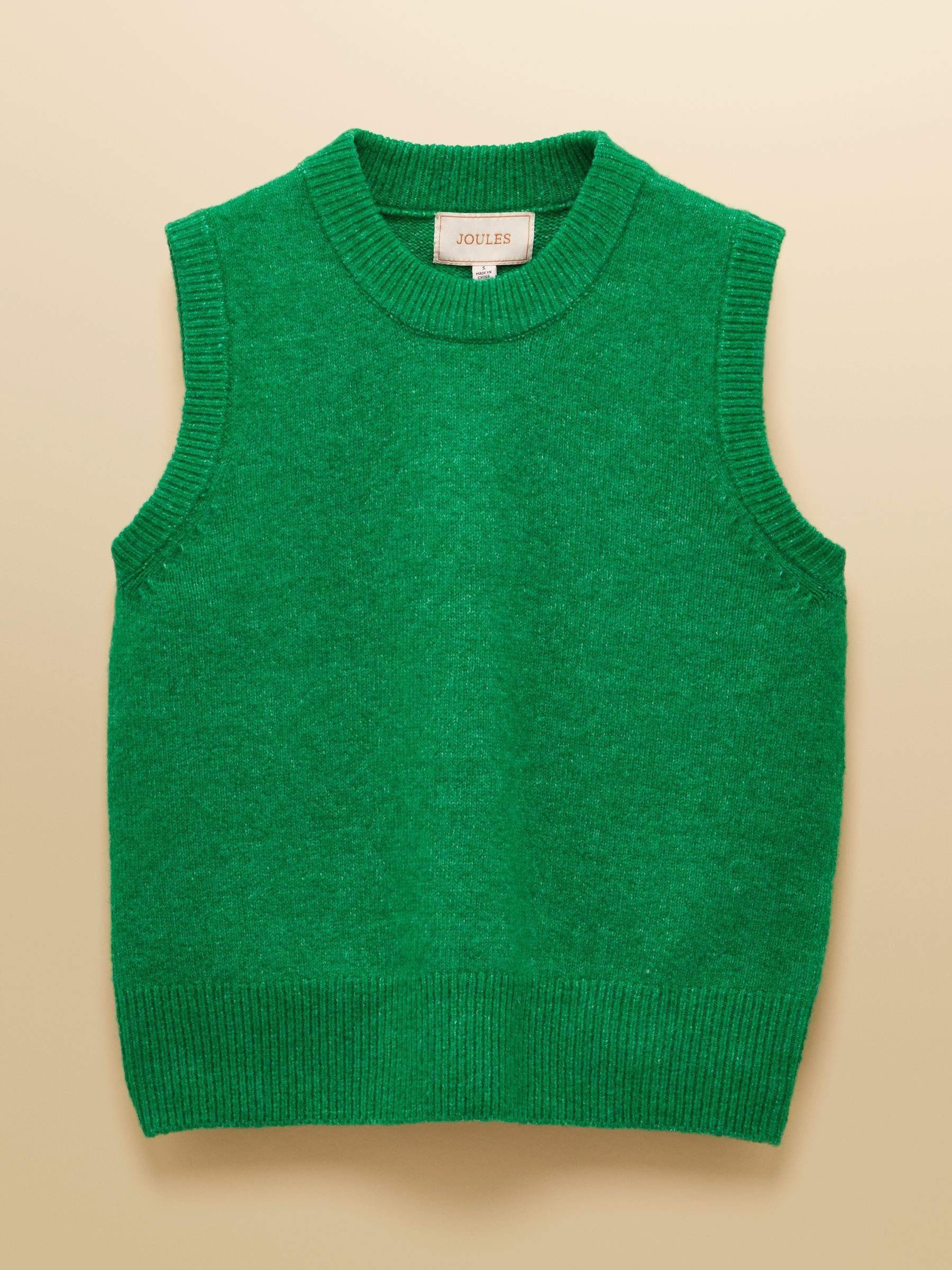 Holly Green Knitted Crew Neck Vest - Image 7 of 7