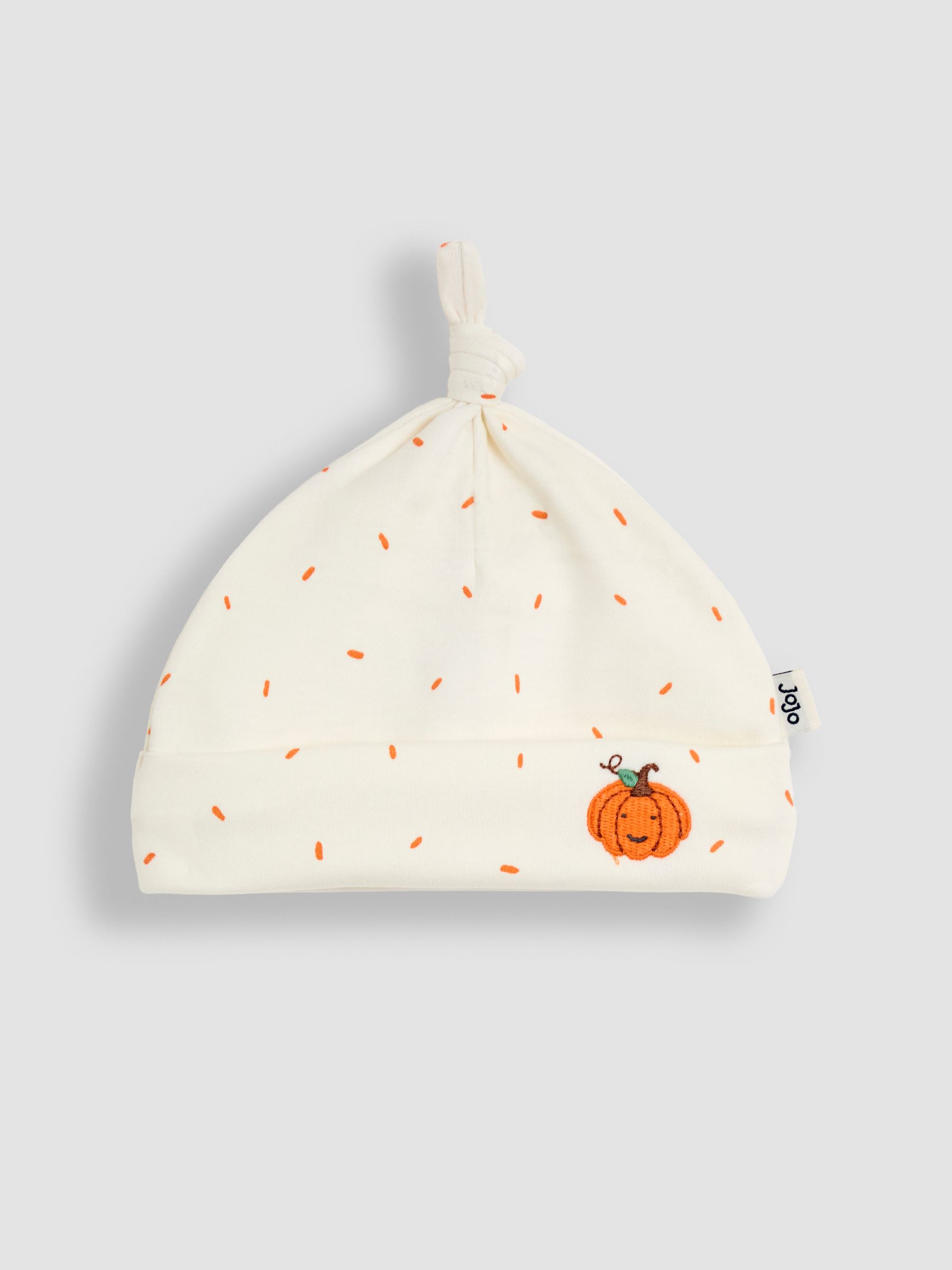 Cream Pumpkin & Hat Applique Sleepsuit Set - Image 4 of 6