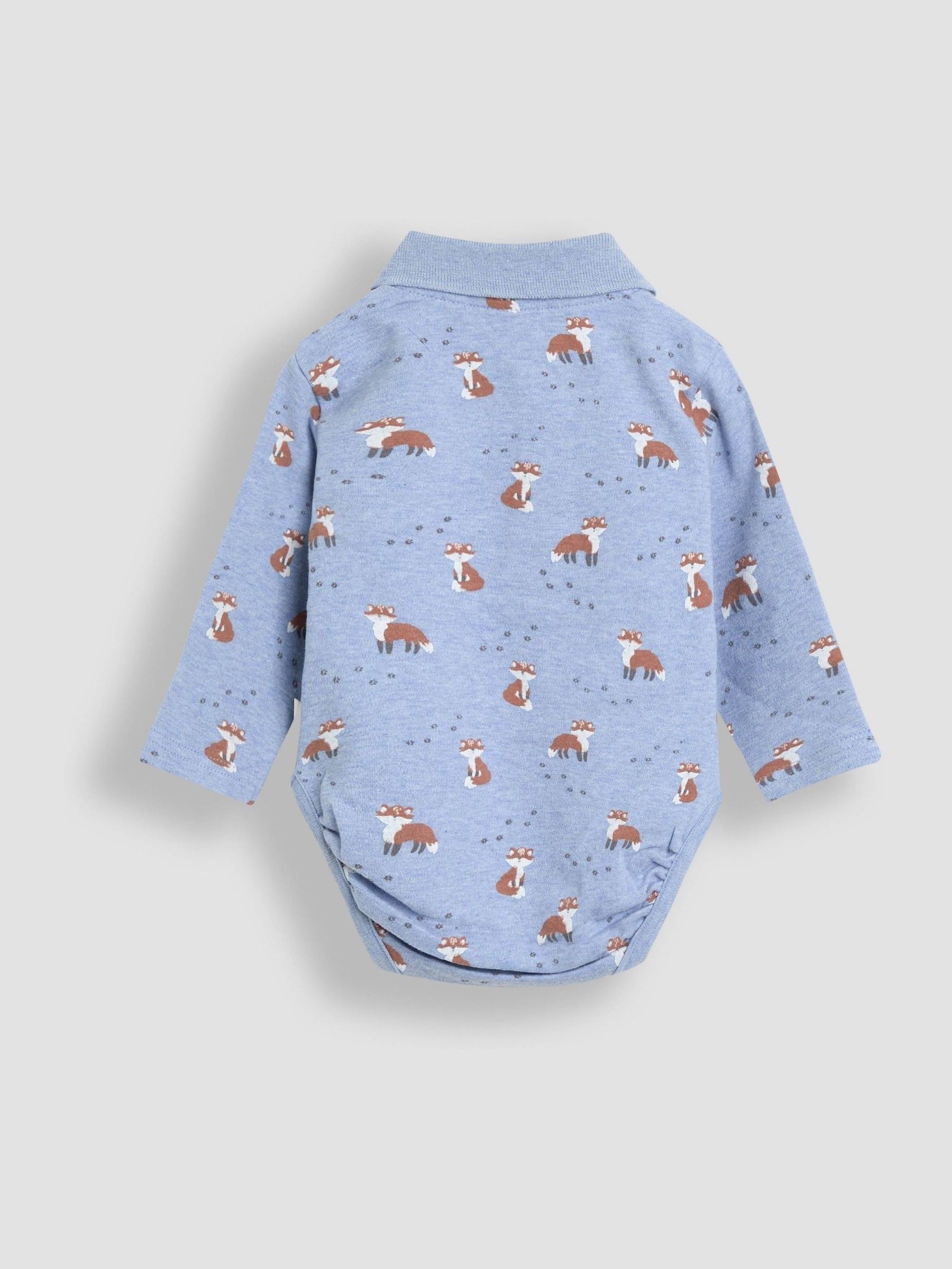 Blue Fox Print Polo Body - Image 3 of 3