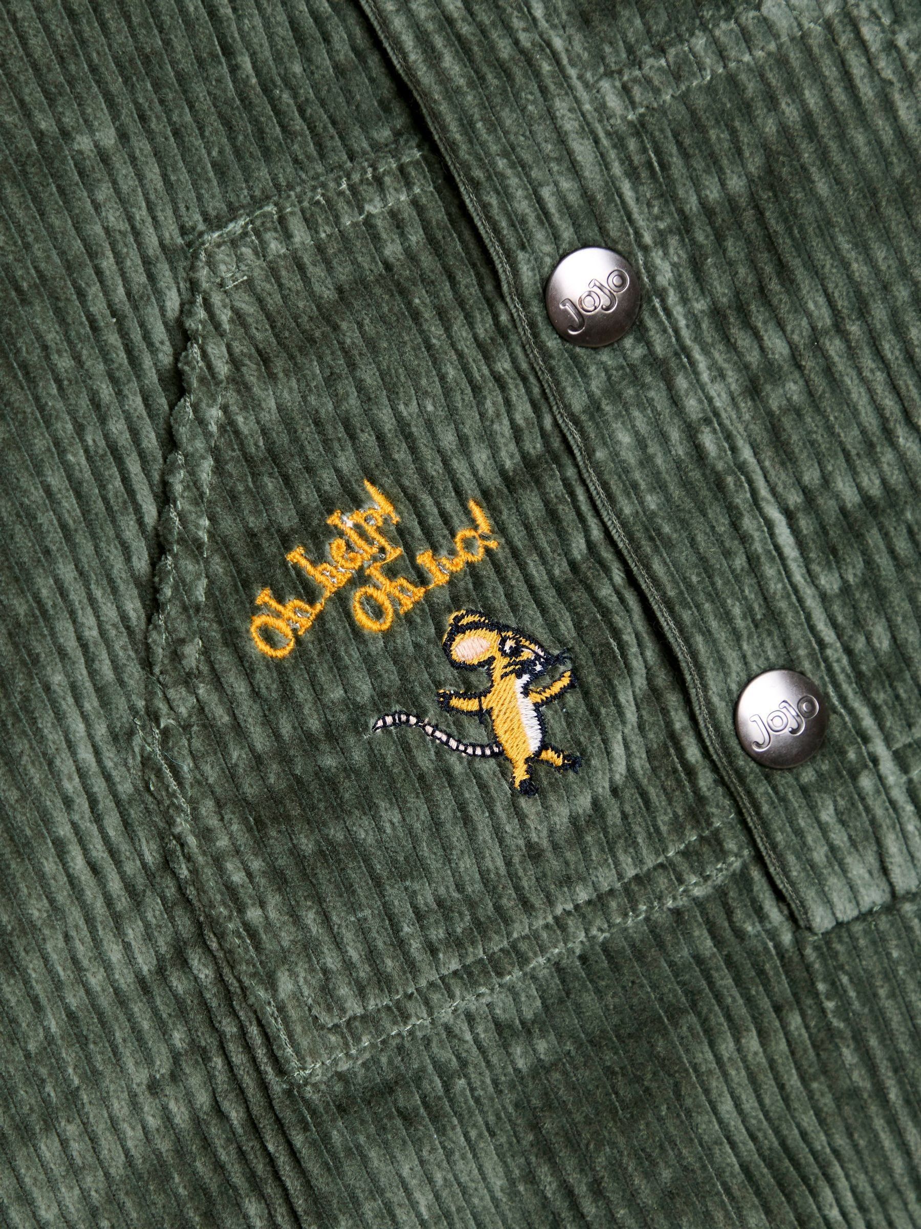 Gruffalo Khaki Green Cord Romper - Image 3 of 5