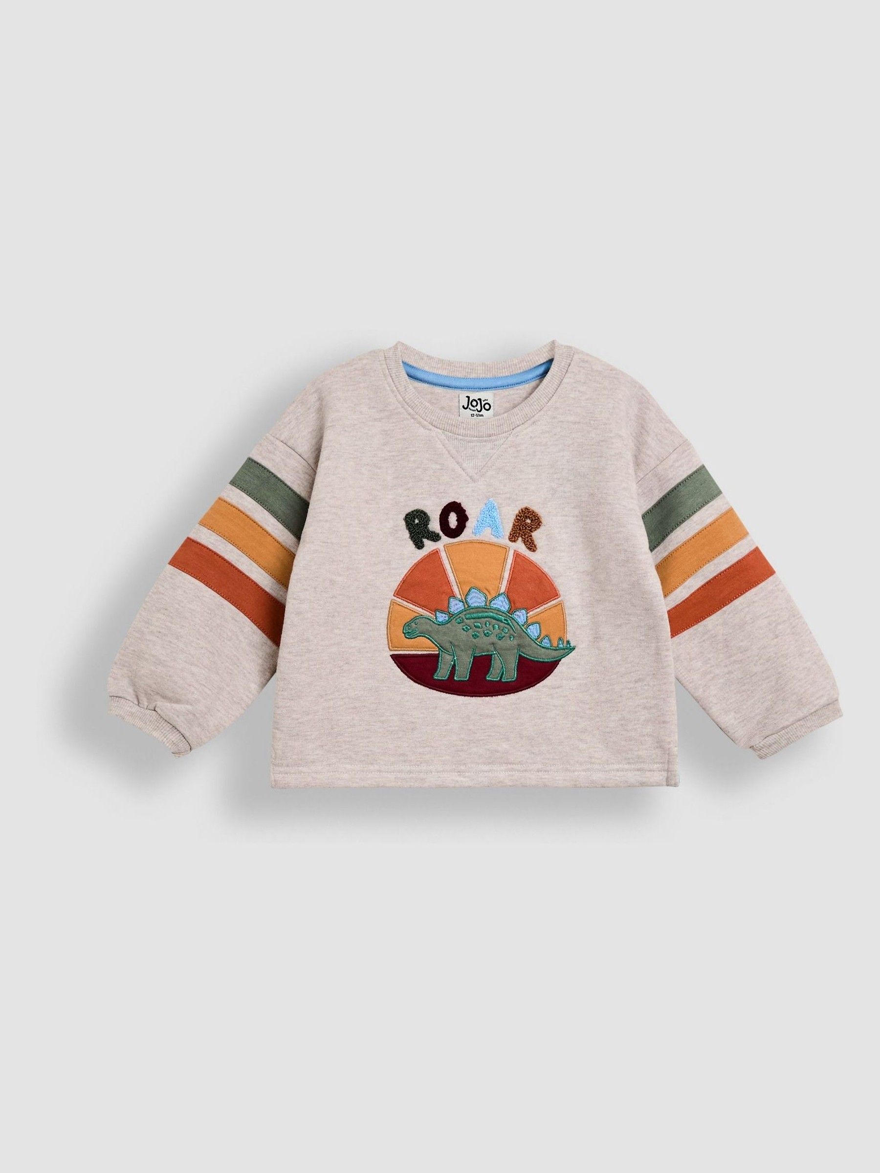 Natural Dino 2-Piece Drop Shoulder Sweatshirt & Leggings Set - Image 2 of 6