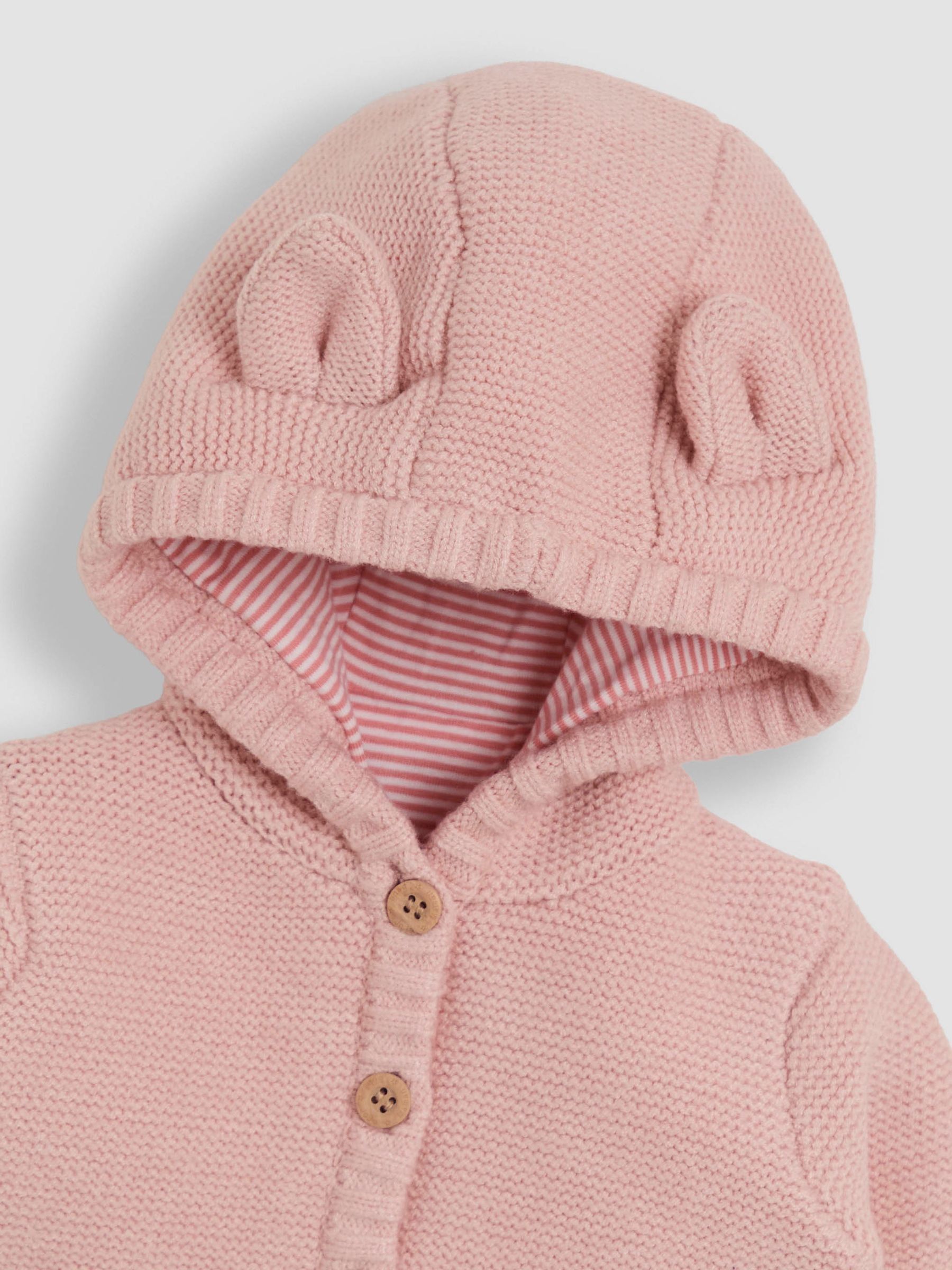 Pink Button-Up Pocket Cardigan - Image 2 of 4