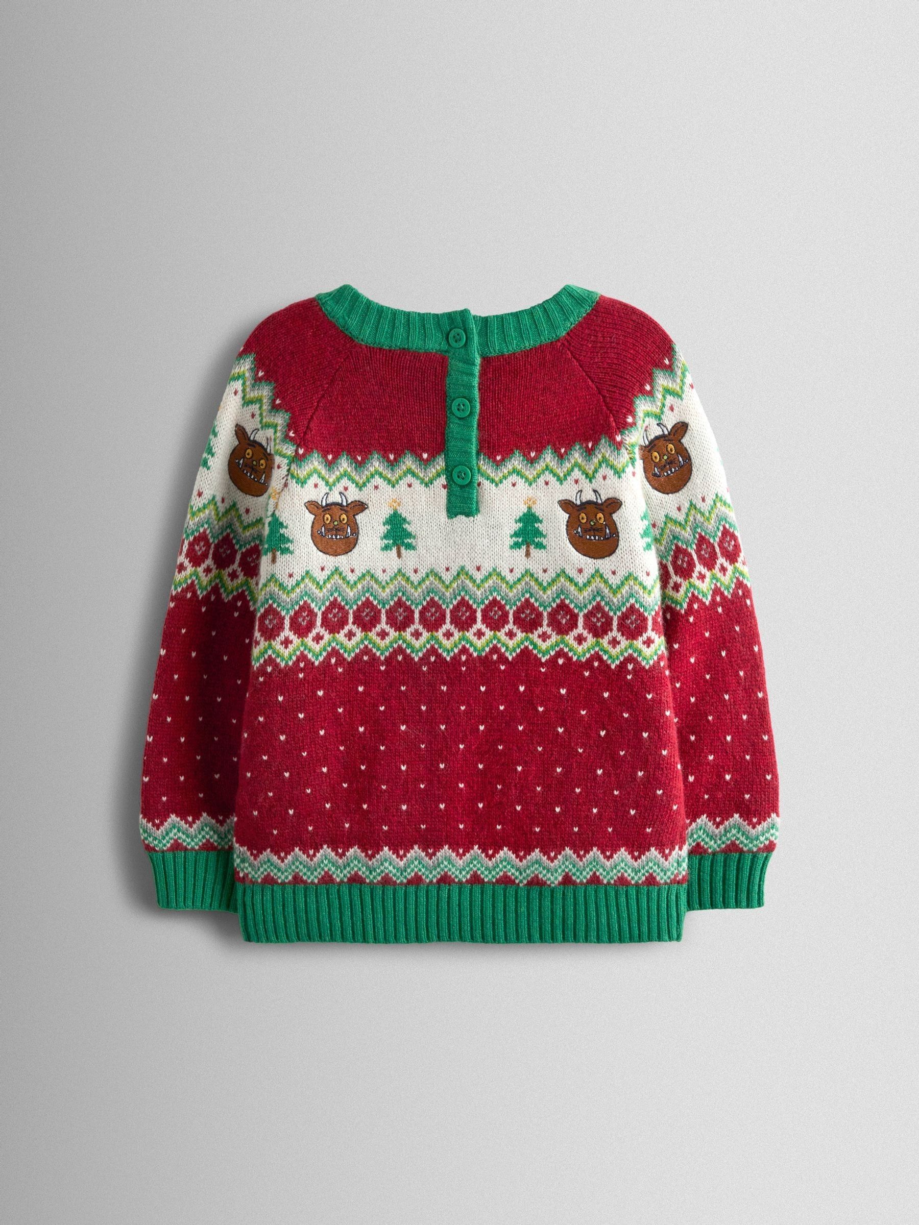 Gruffalo Red Fair Isle Jumper - Image 3 of 3