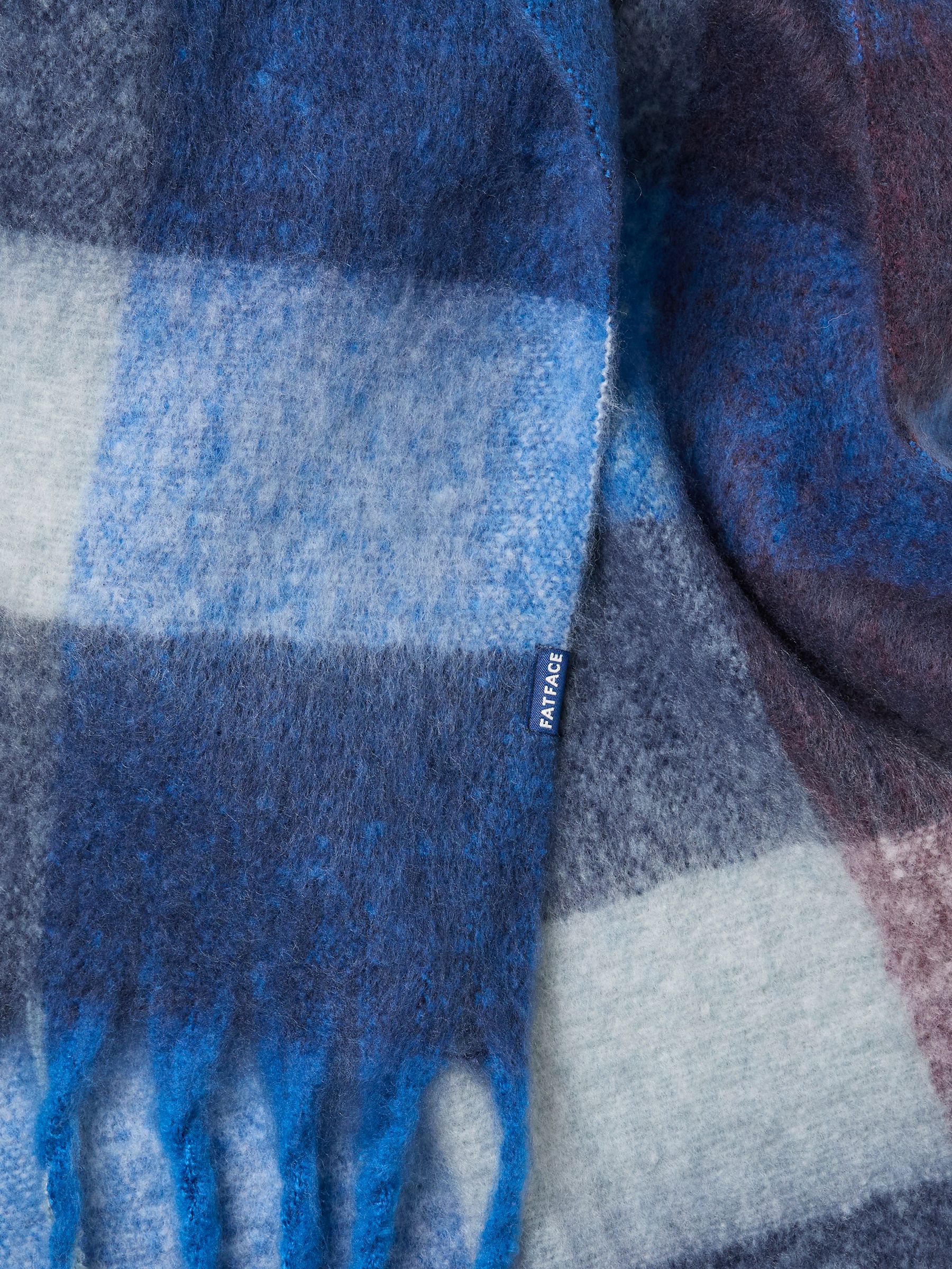 Multi Large Check Scarf - Image 2 of 2