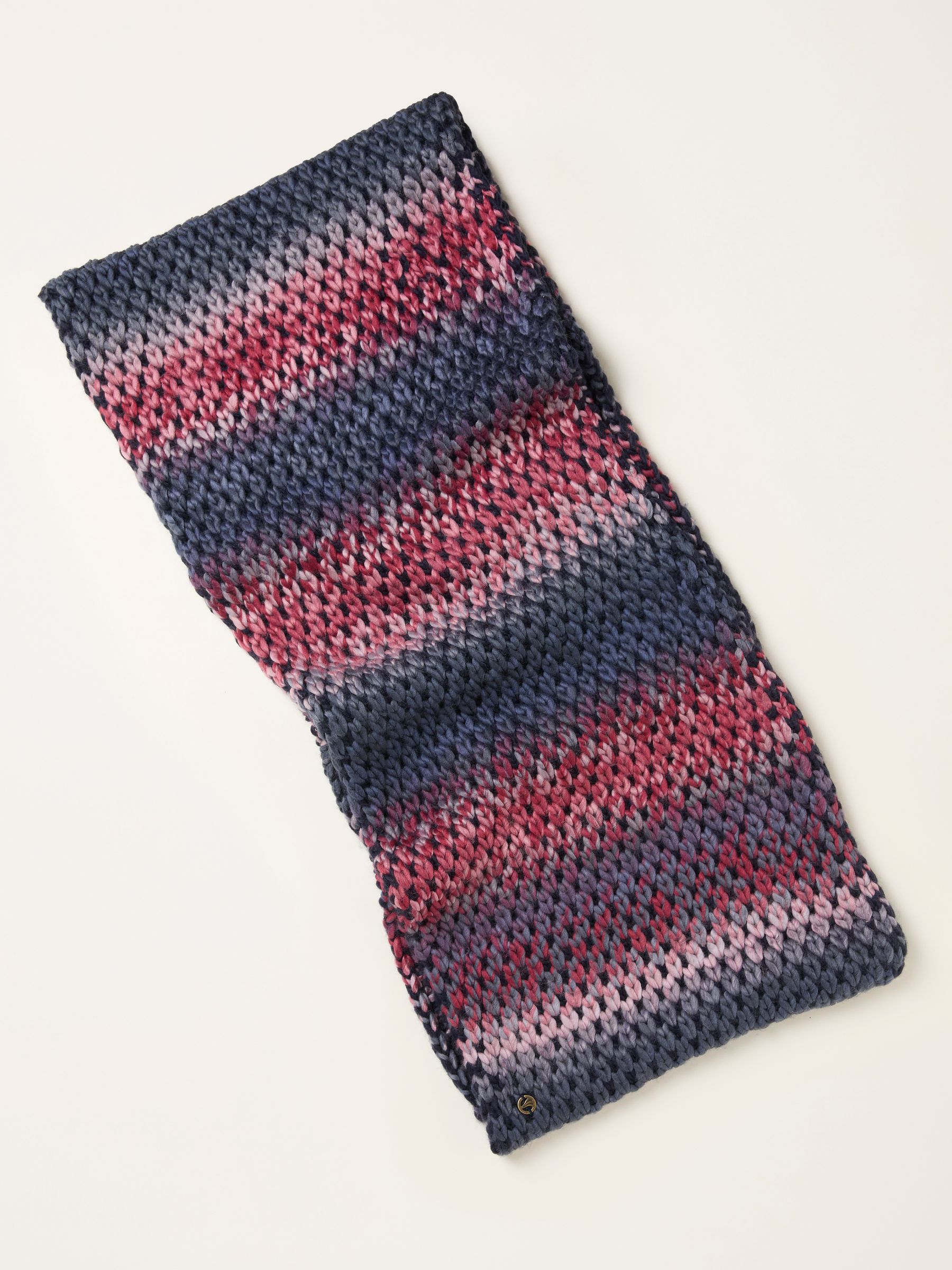 Navy Space Dye Snood - Image 2 of 2