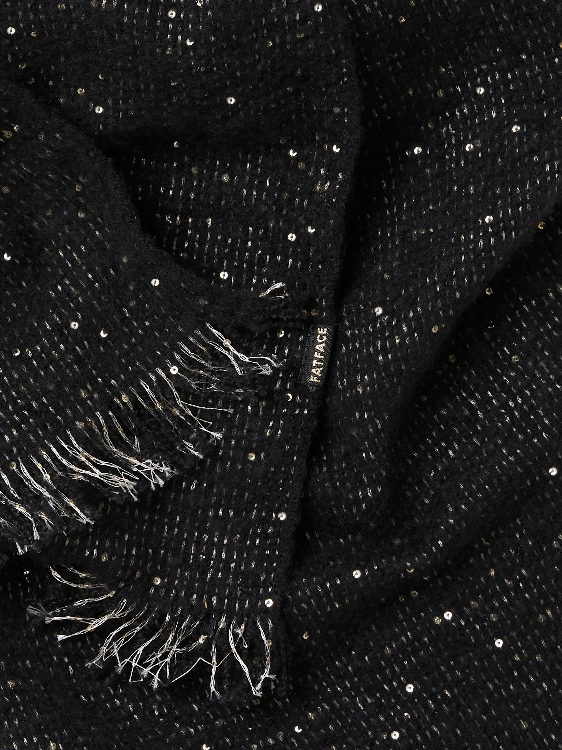 Black Sparkle Scarf - Image 2 of 2