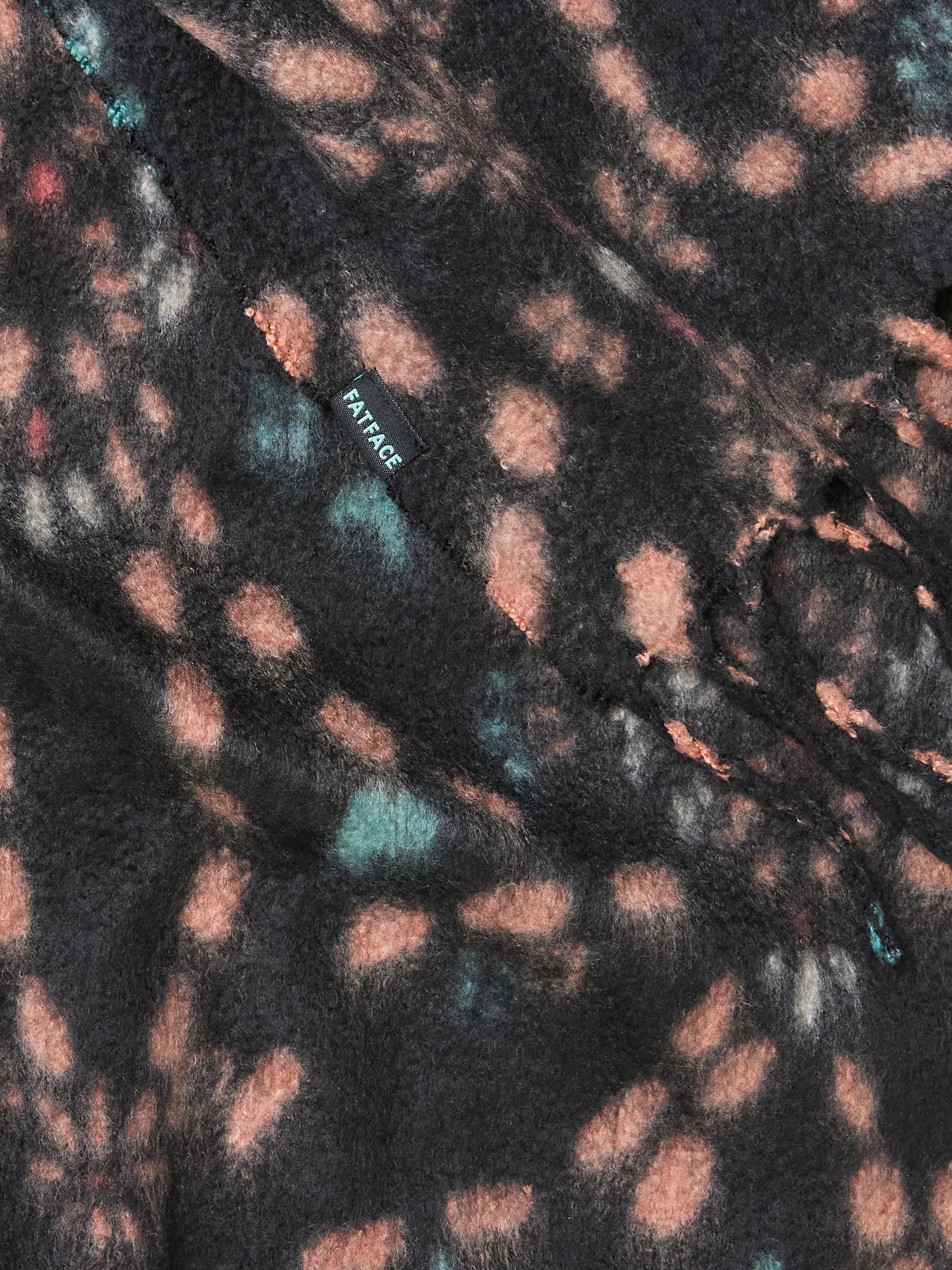Black Printed Midweight Scarf - Image 2 of 2