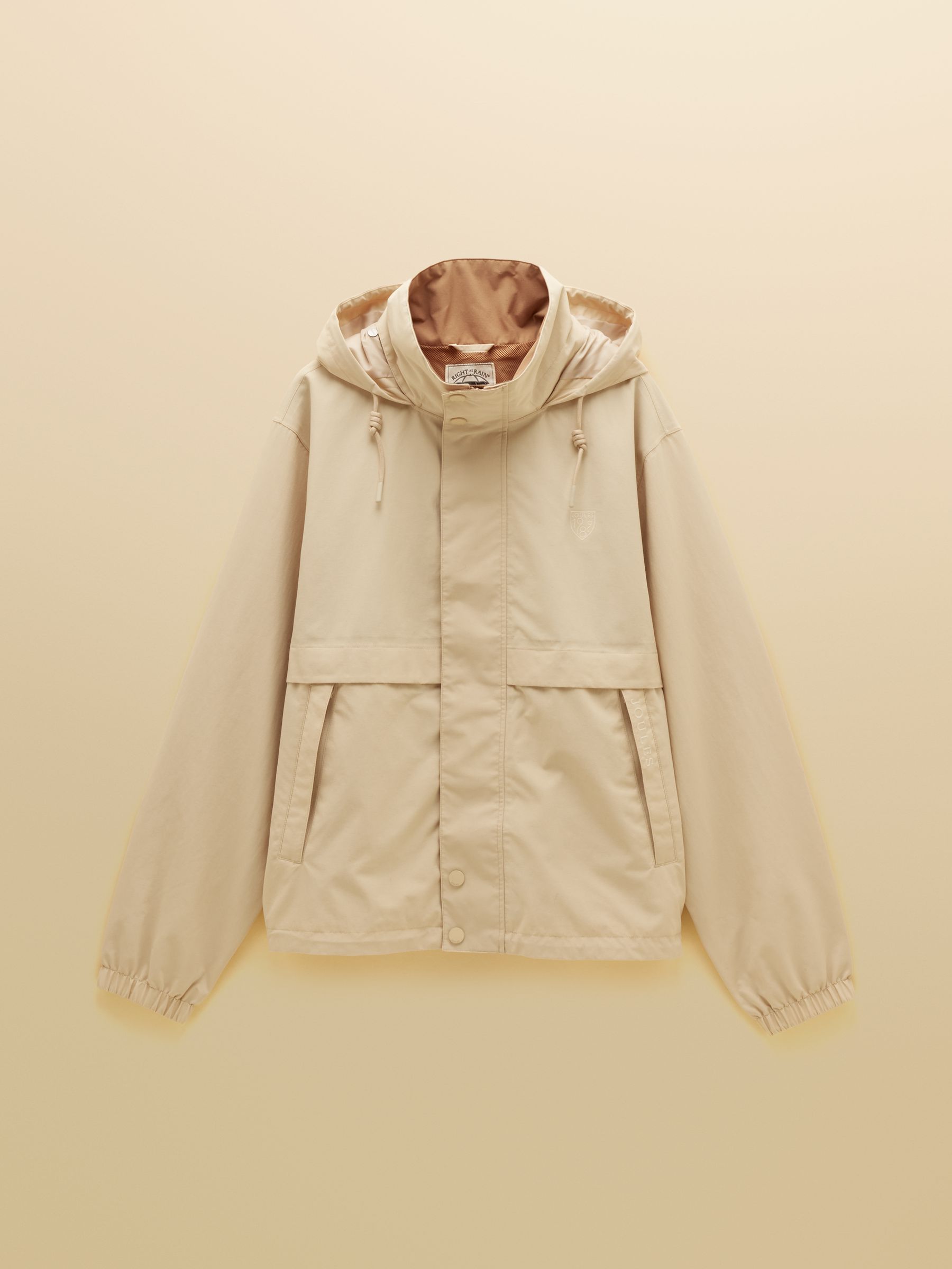 Quayside Stone Lightweight Waterproof Coat with Packable Hood - Image 19 of 19