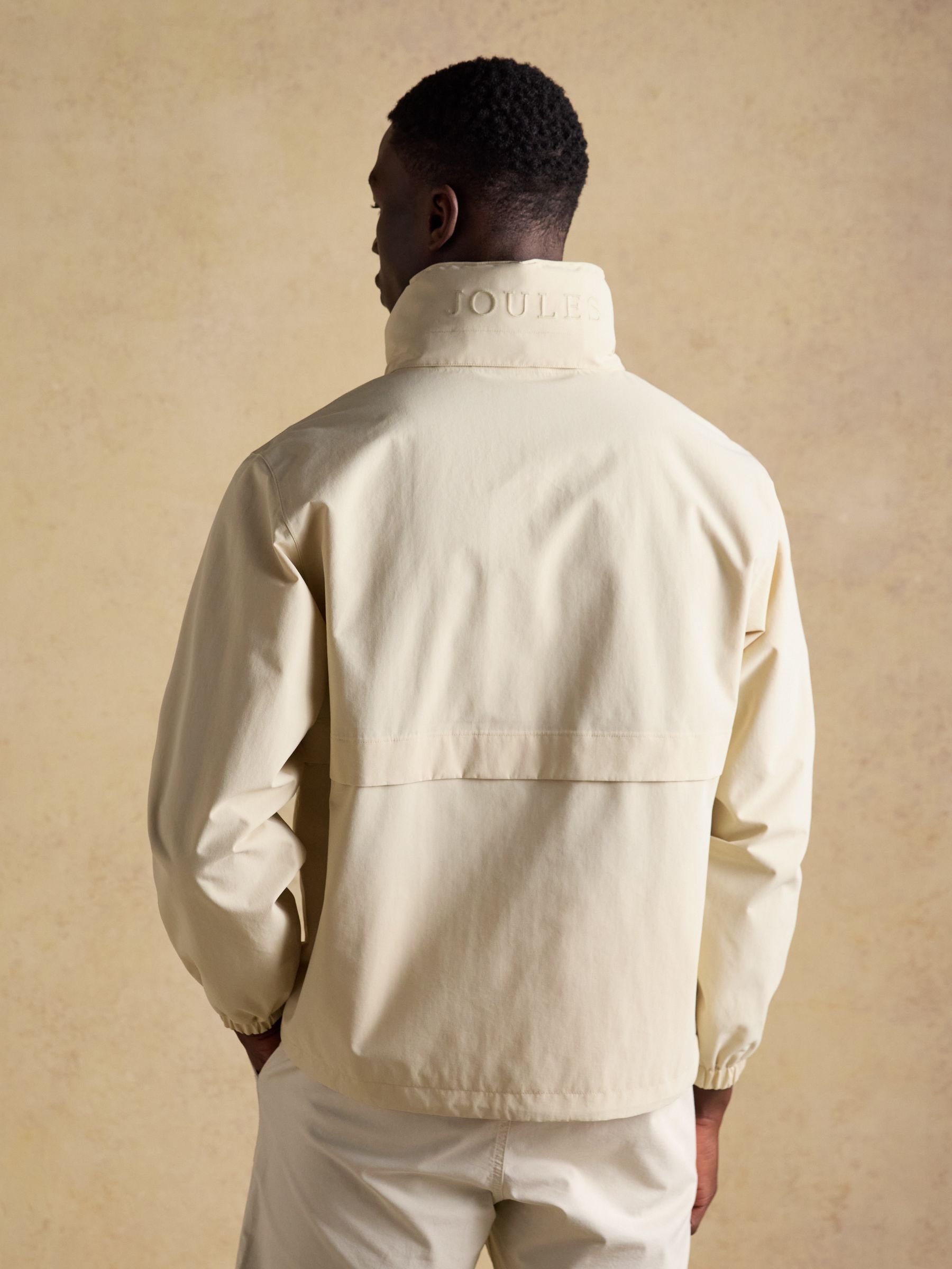 Quayside Stone Lightweight Waterproof Coat with Packable Hood - Image 6 of 16