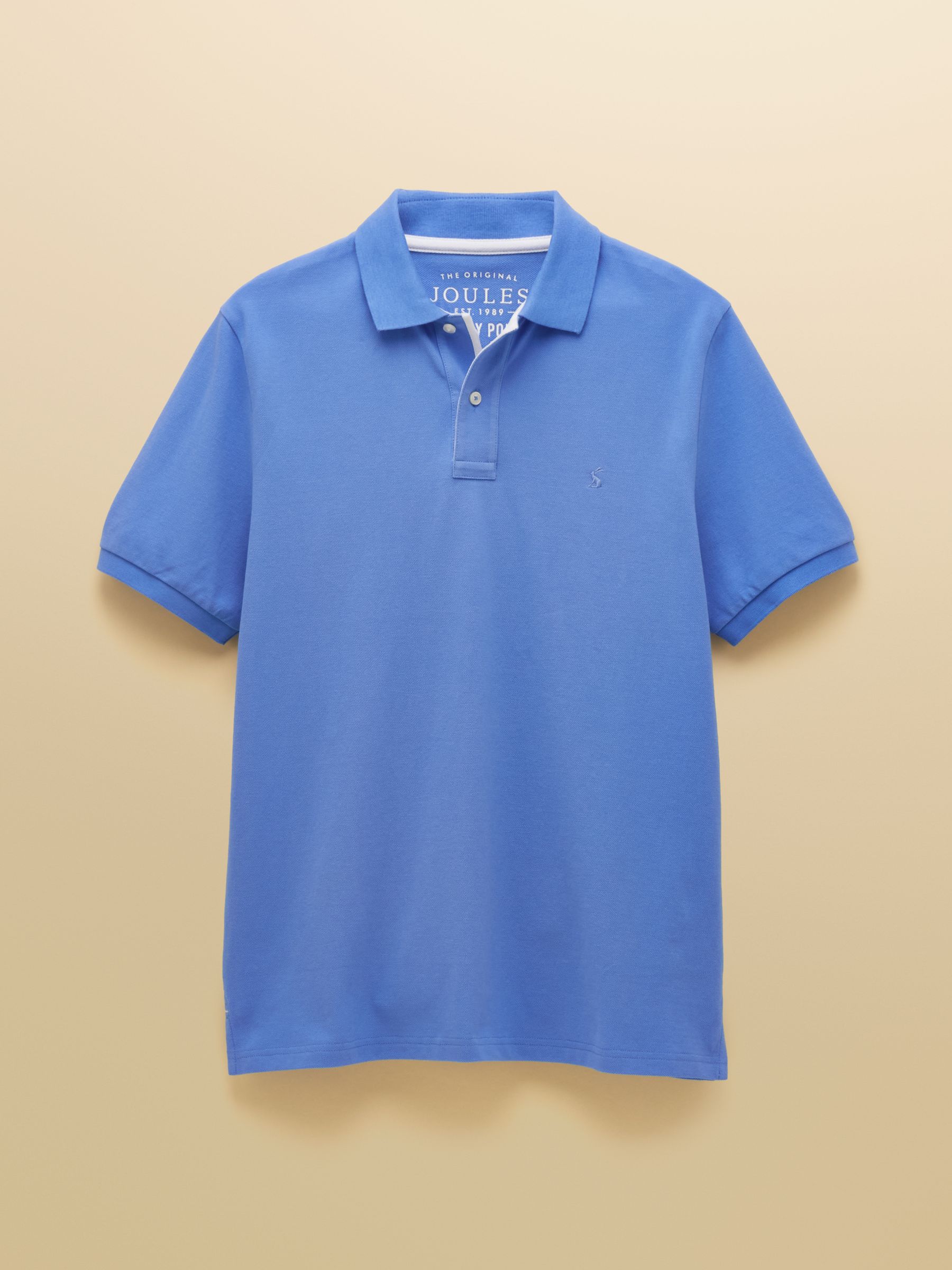 Woody Blue Cotton Pique Polo Shirt - Image 8 of 8