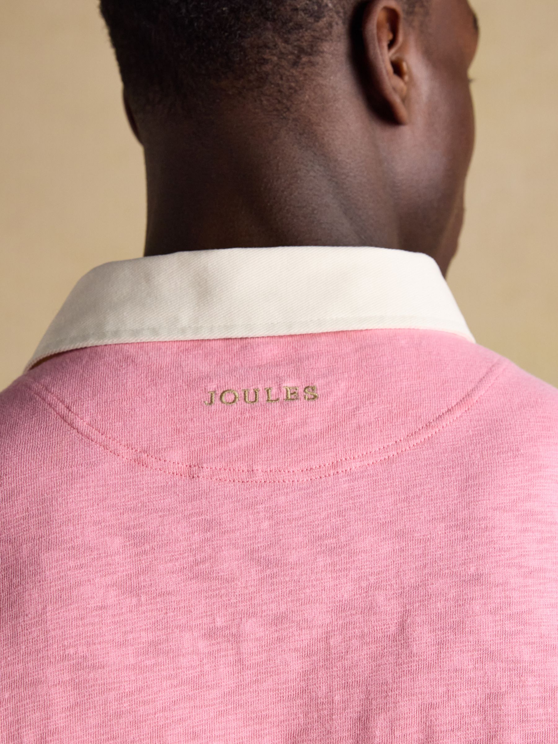 Summer Slub Pink Rugby Shirt - Image 9 of 10