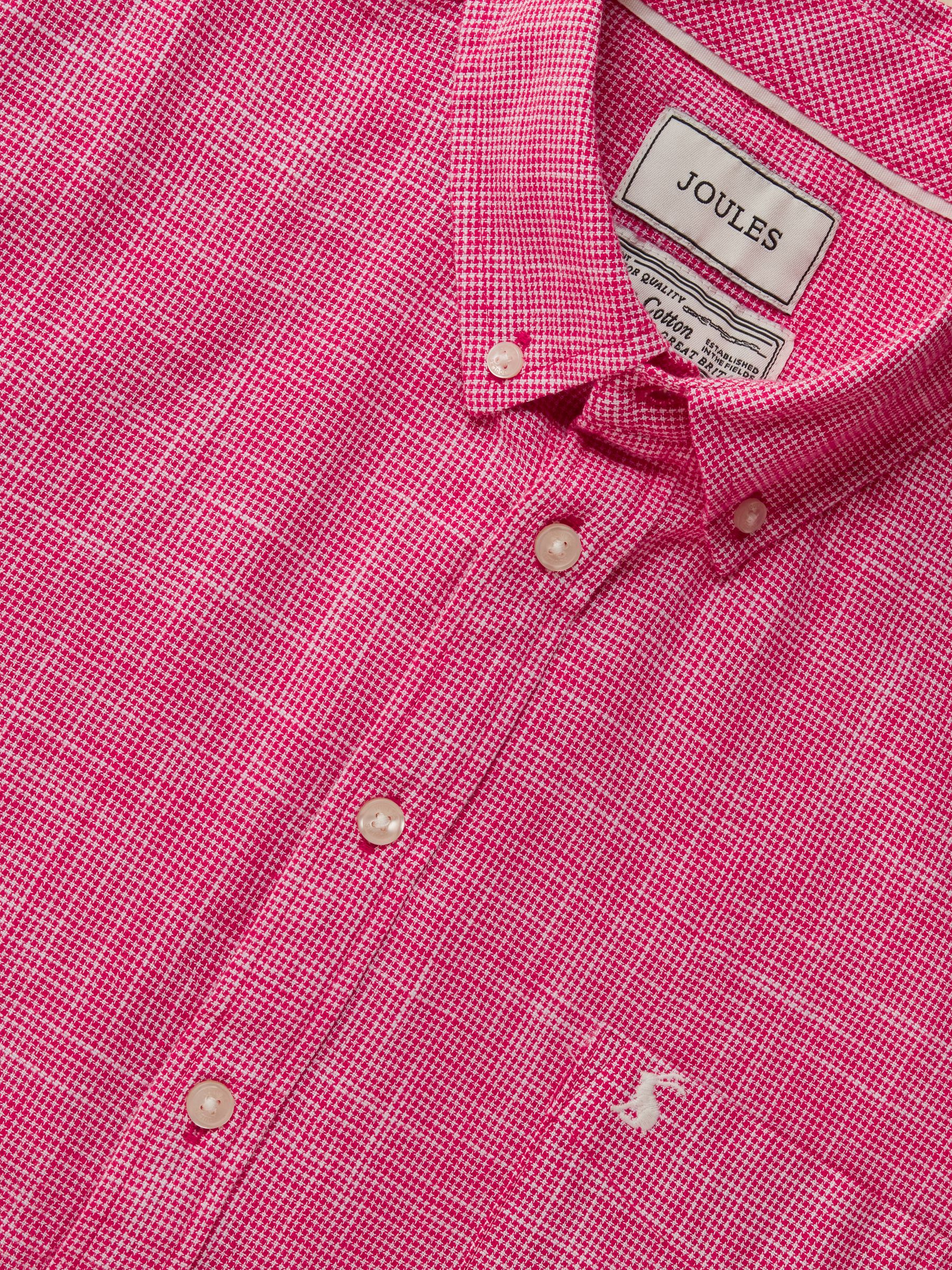 Pink Puppytooth Short Sleeve Classic Fit Shirt - Image 2 of 7