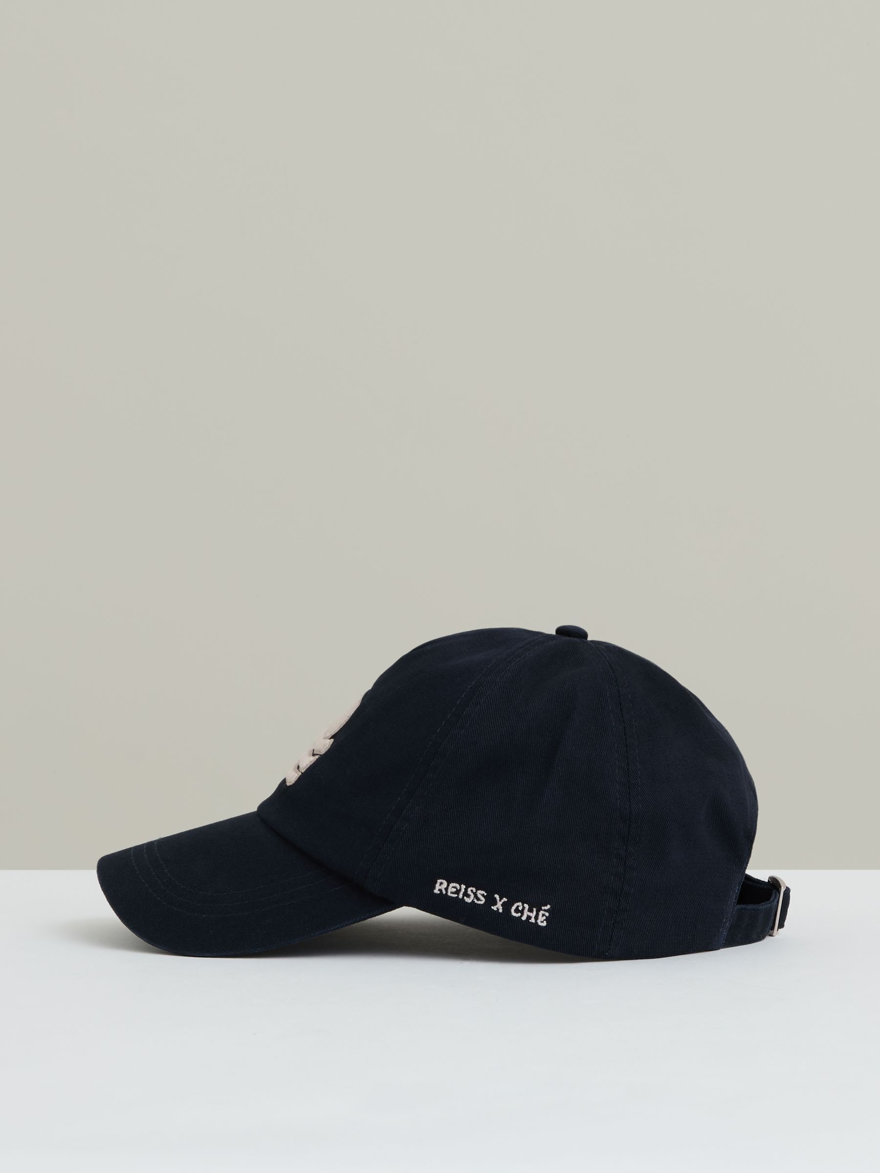 Sunset-Embroidered Cap in Navy - Image 3 of 5