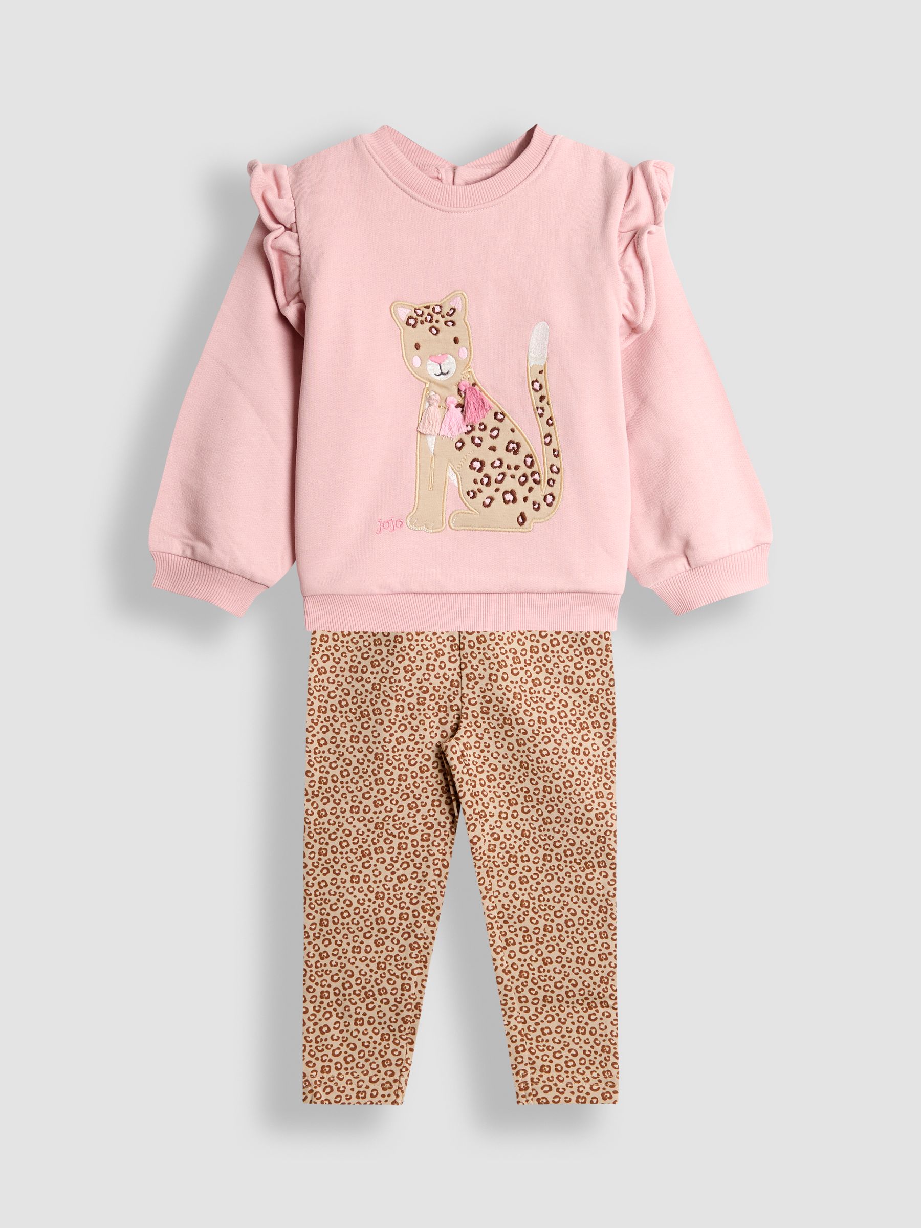 Brown Sweatshirt And Leggings Set - Image 1 of 6