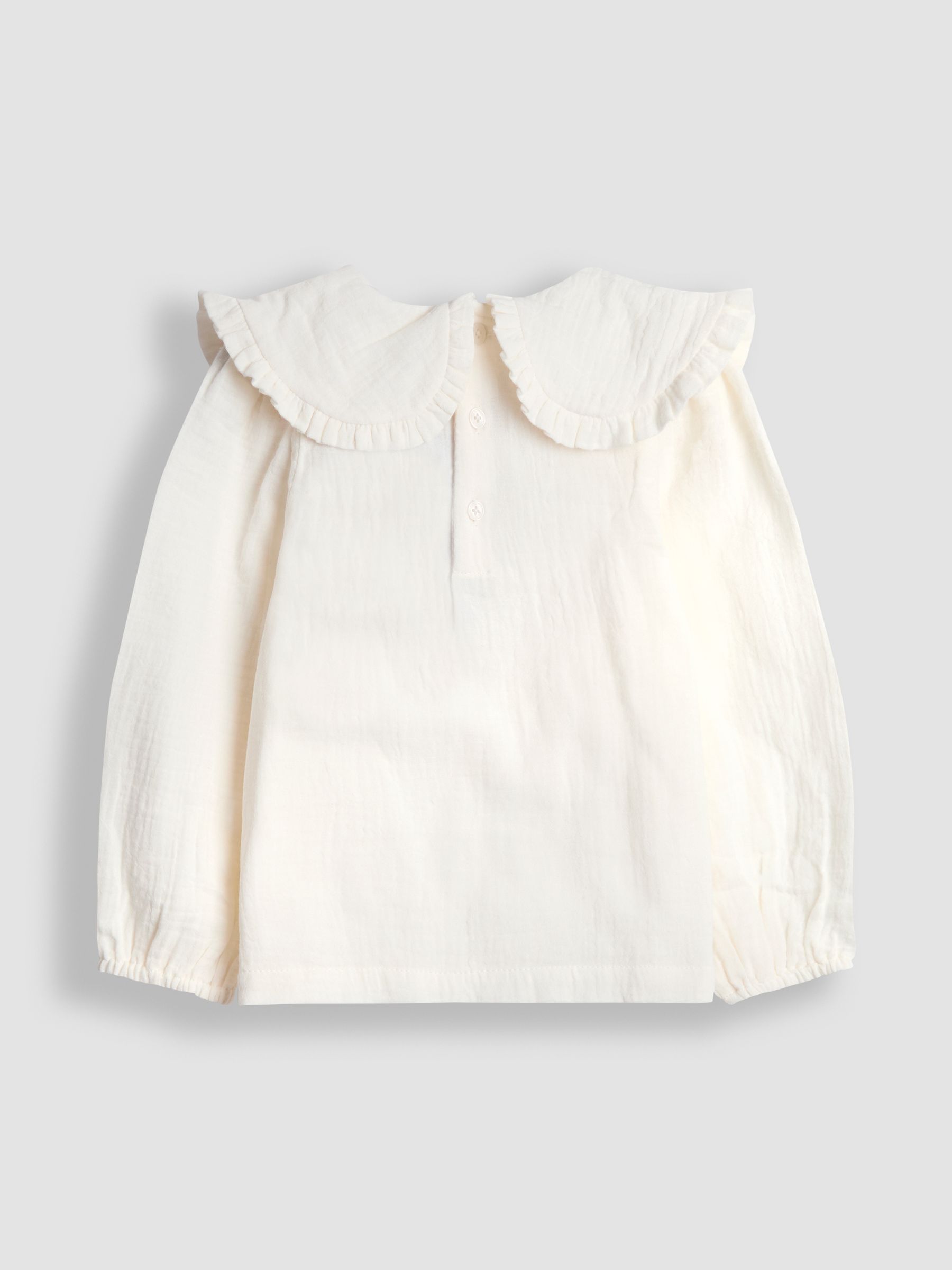 Pink Embroidered Cord Pinafore Dress & Blouse Set - Image 5 of 6