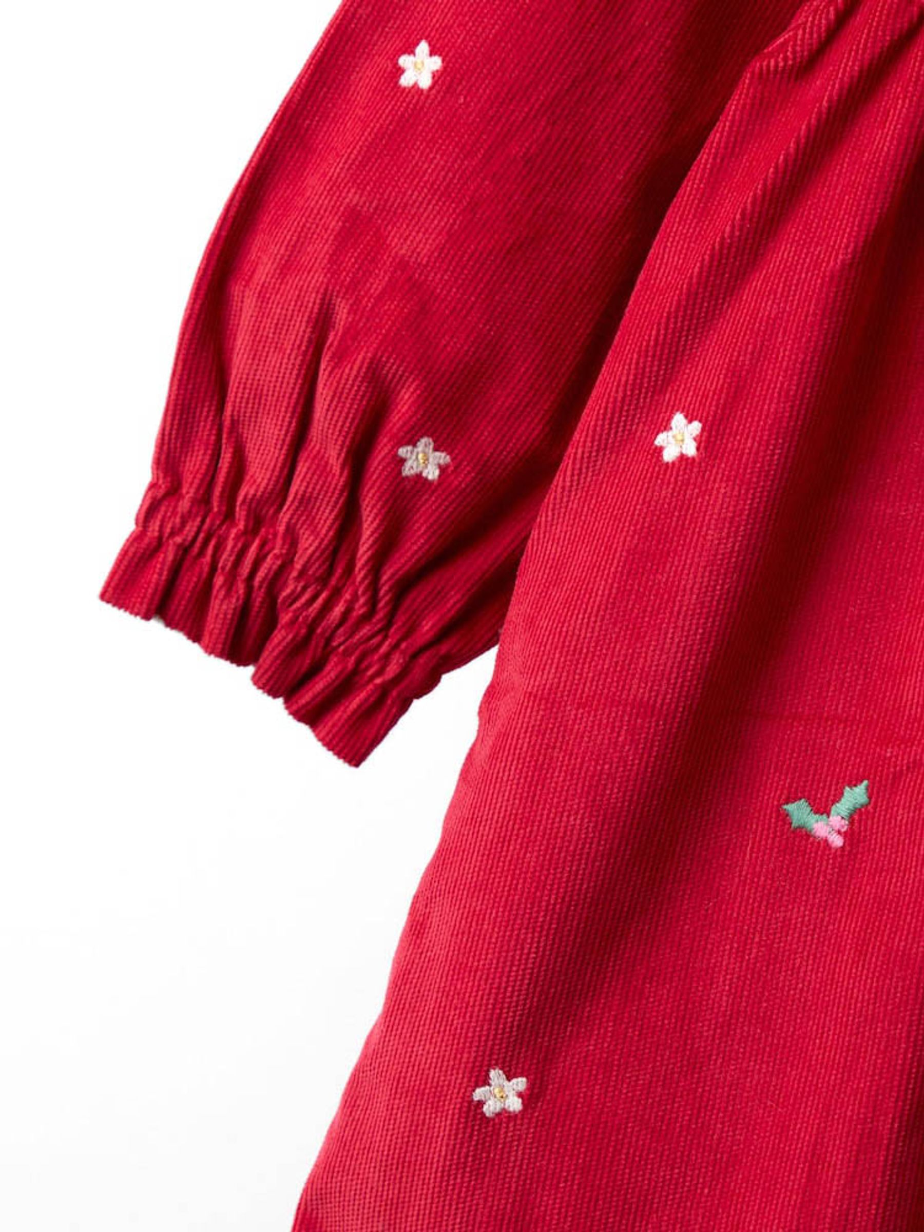 Pink Embroidered Collar Cord Dress - Image 4 of 4