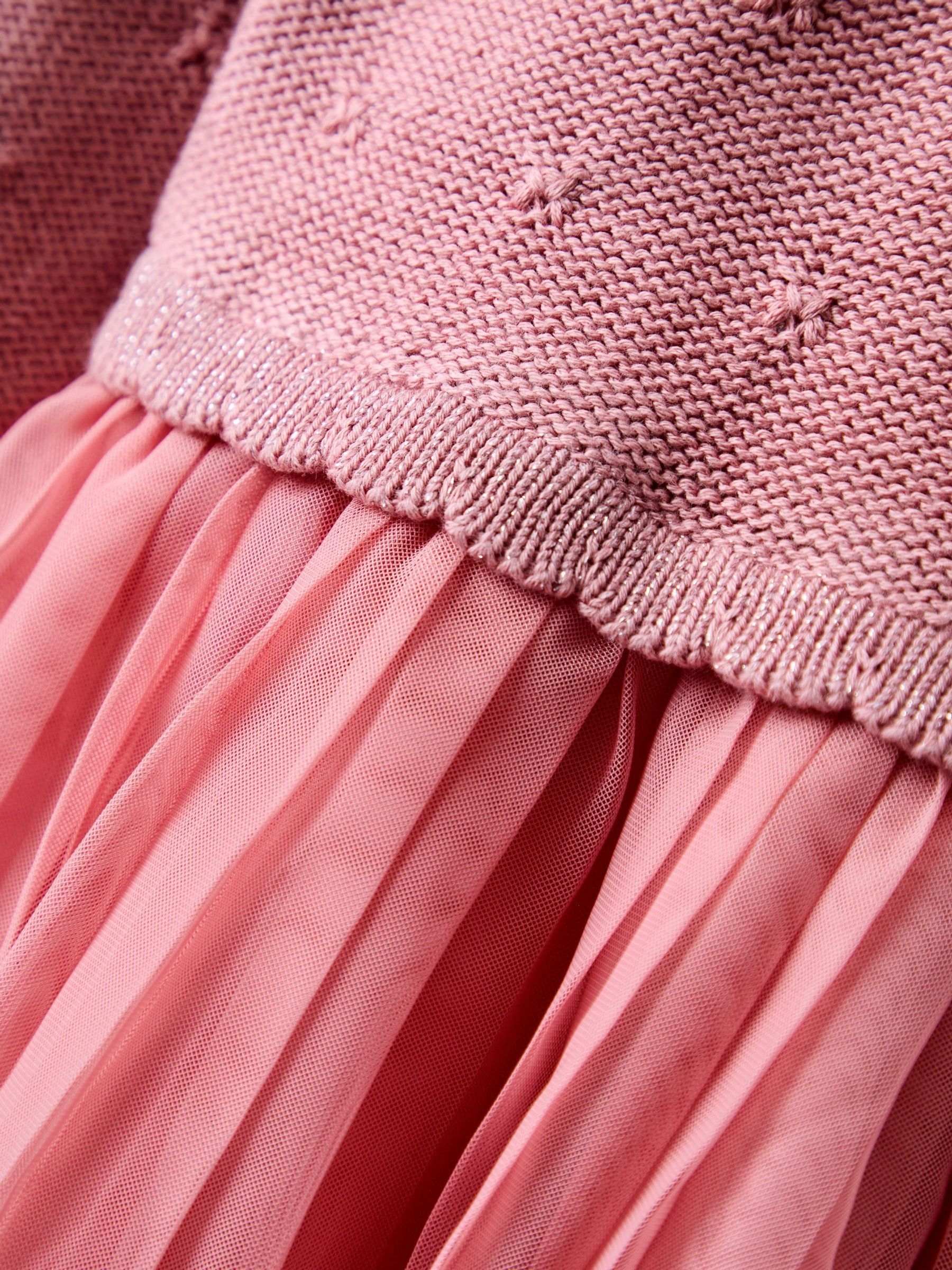 Pink Christmas Knitted Combo dress - Image 3 of 5