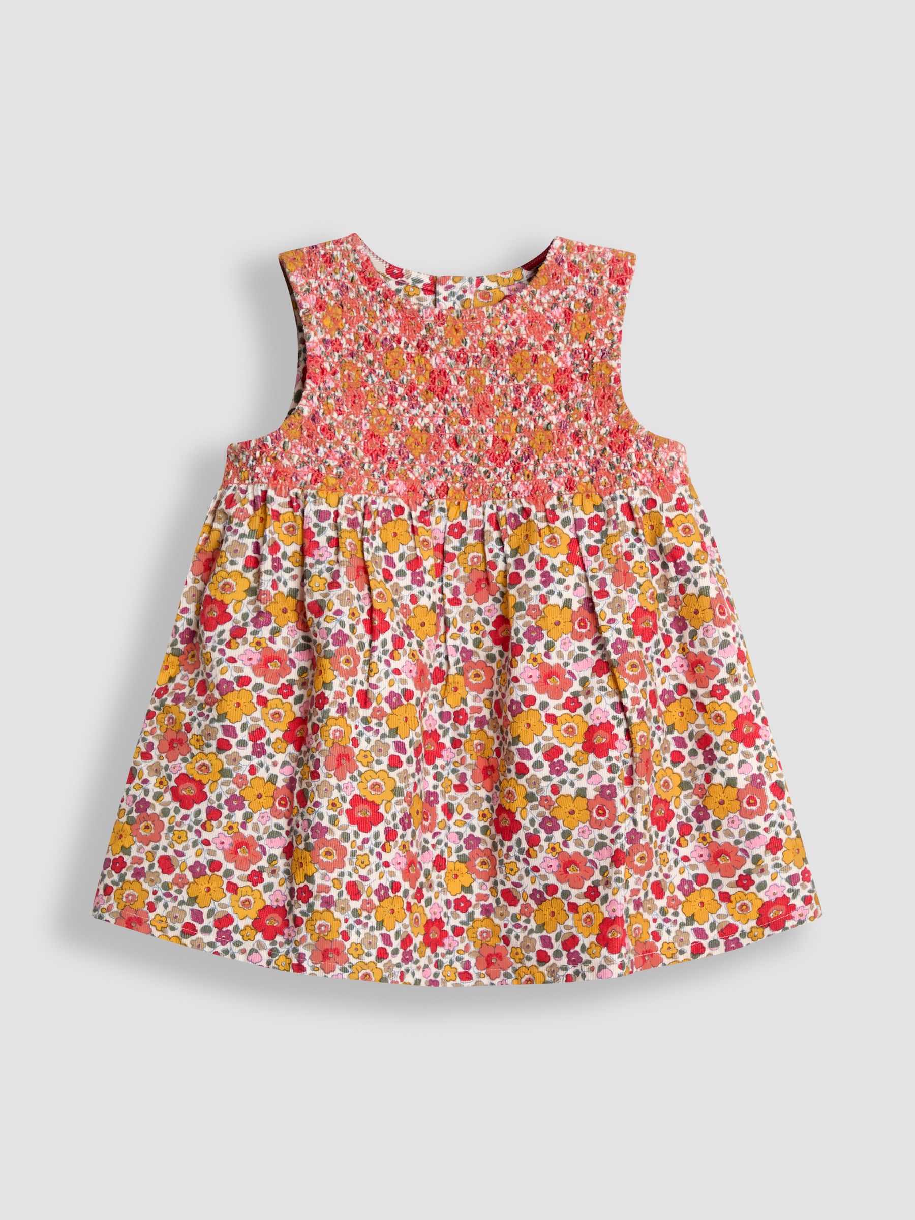 Cream Floral Cord Dress & Body Set - Image 4 of 5