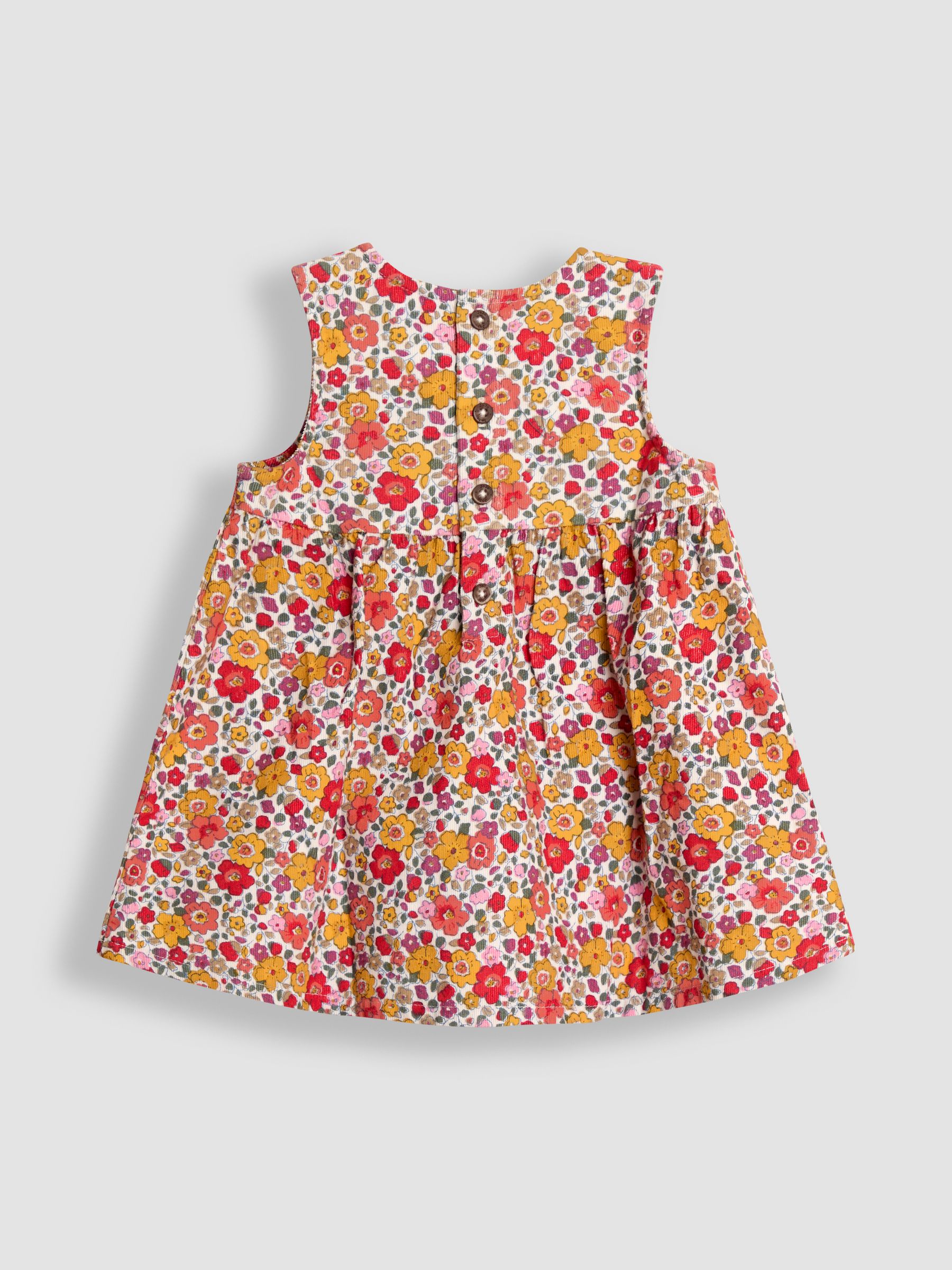Cream Floral Cord Dress & Body Set - Image 5 of 5