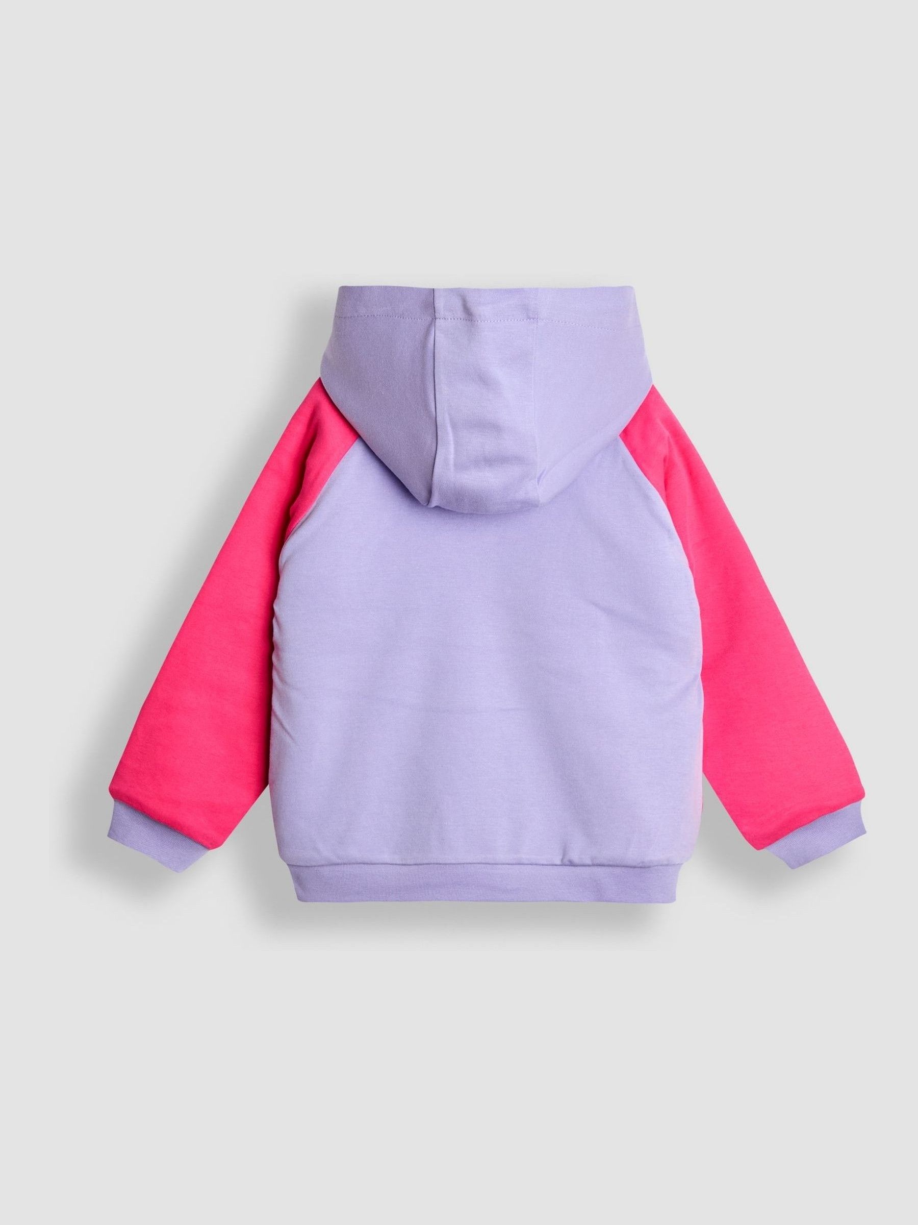 Purple Unicorn & Rainbow Appliqué Cosy Hoodie - Image 2 of 5