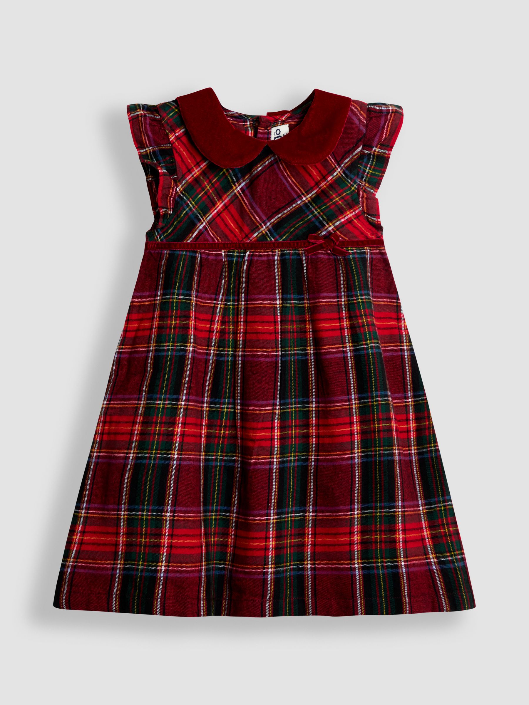 Red Tartan Baby Dress & Body Set - Image 4 of 6