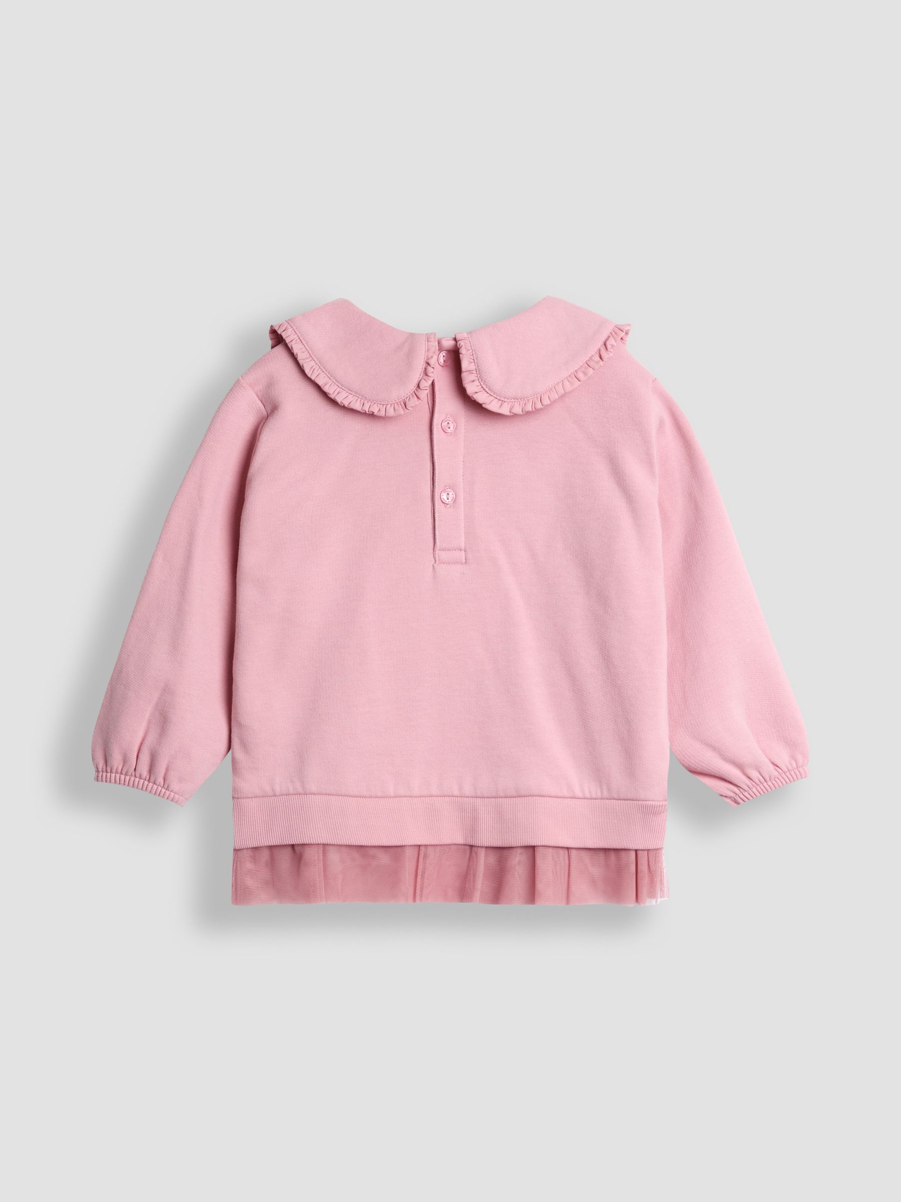 Pink Light Appliqué Tulle Sweatshirt & Legging Set - Image 3 of 7