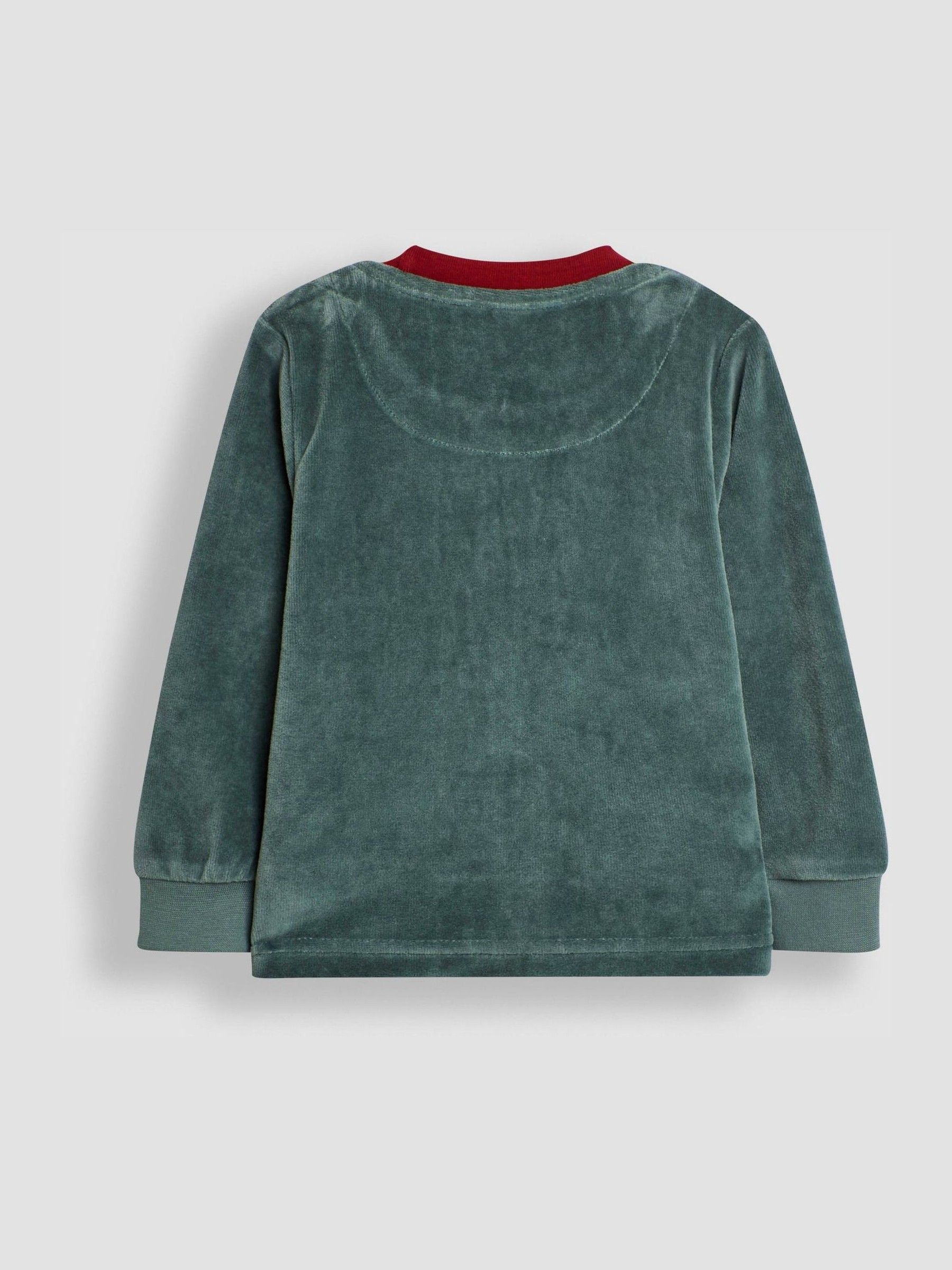 Red Christmas Elf Jersey Pyjamas - Image 3 of 5