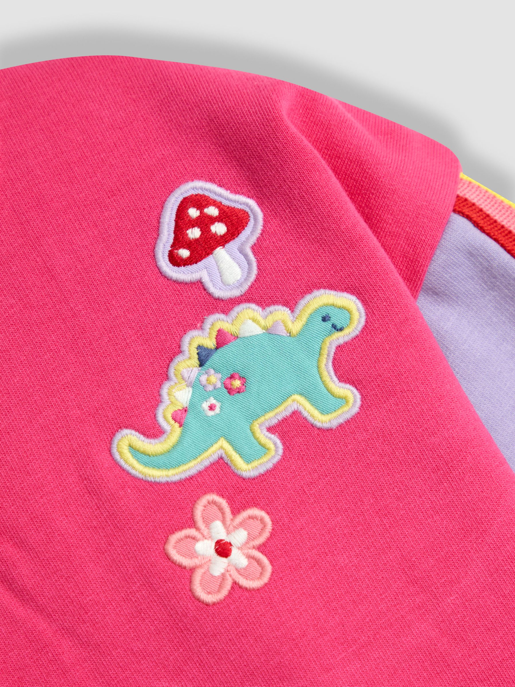 Fucshia Dino Sweatshirt & Joggers Set - Image 6 of 7