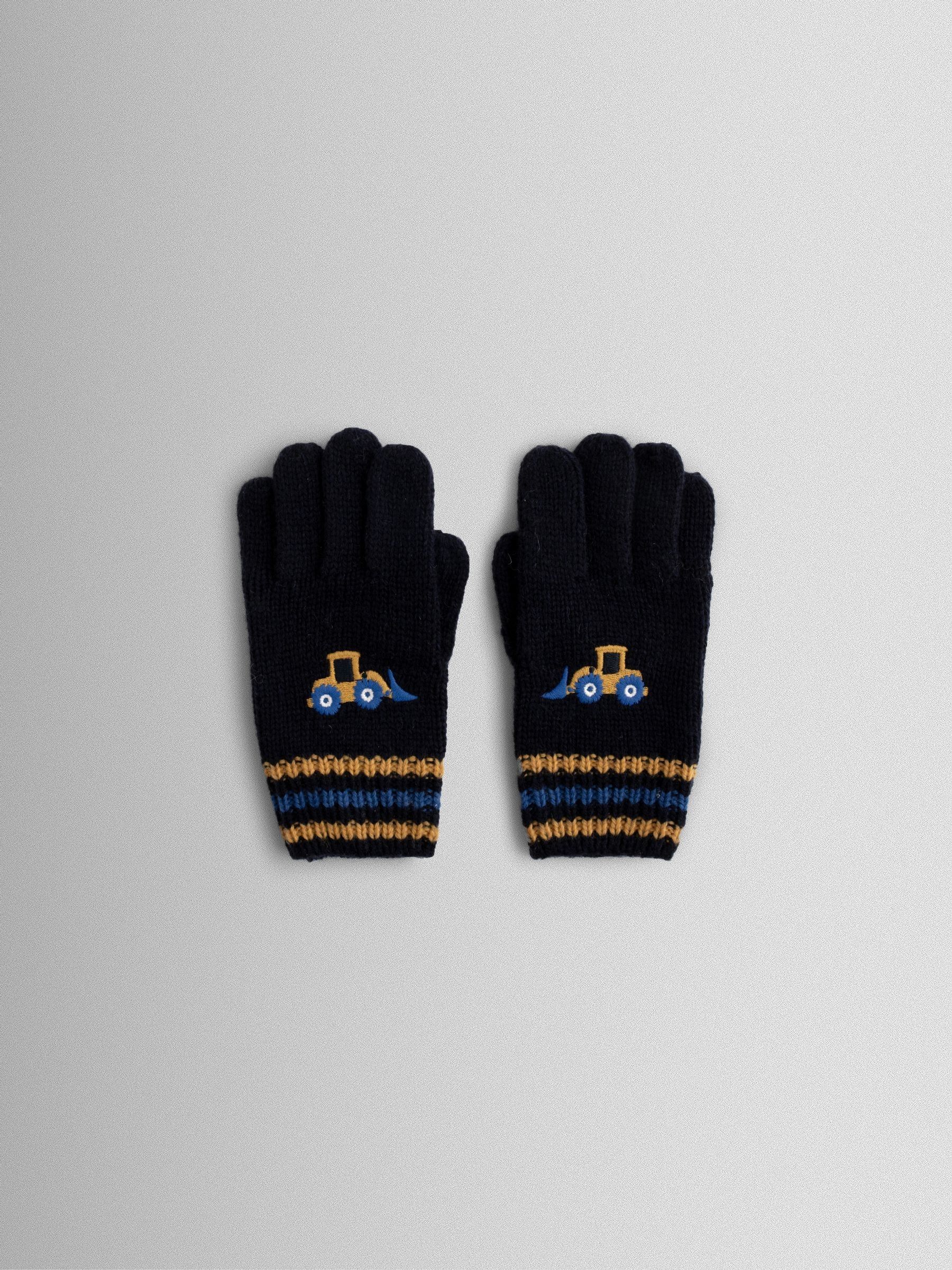Navy Digger Gloves - Image 1 of 3 Navy Digger Gloves - Image 1 of 3