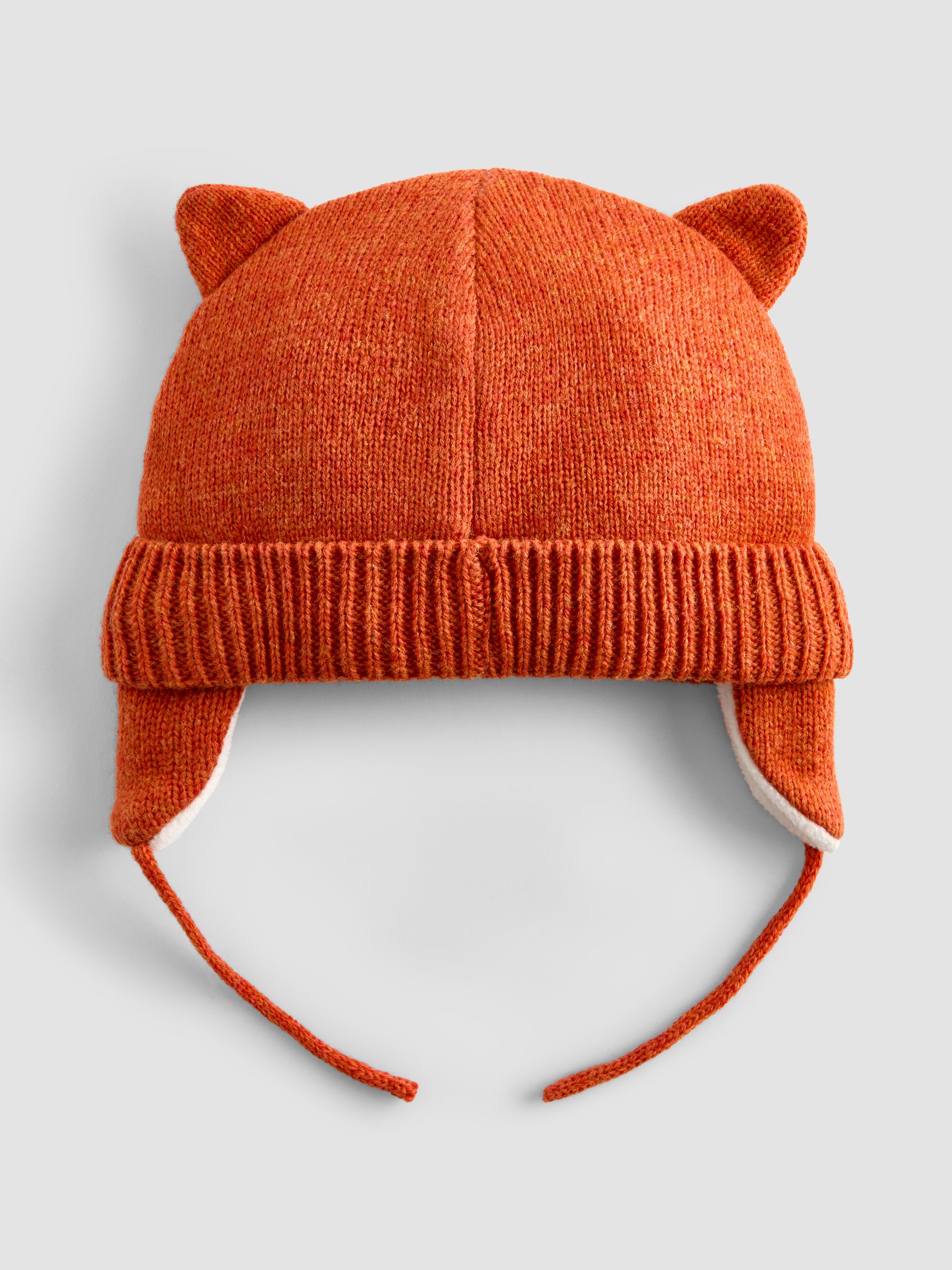 Rust Orange Fox Appliqué Hat - Image 2 of 4