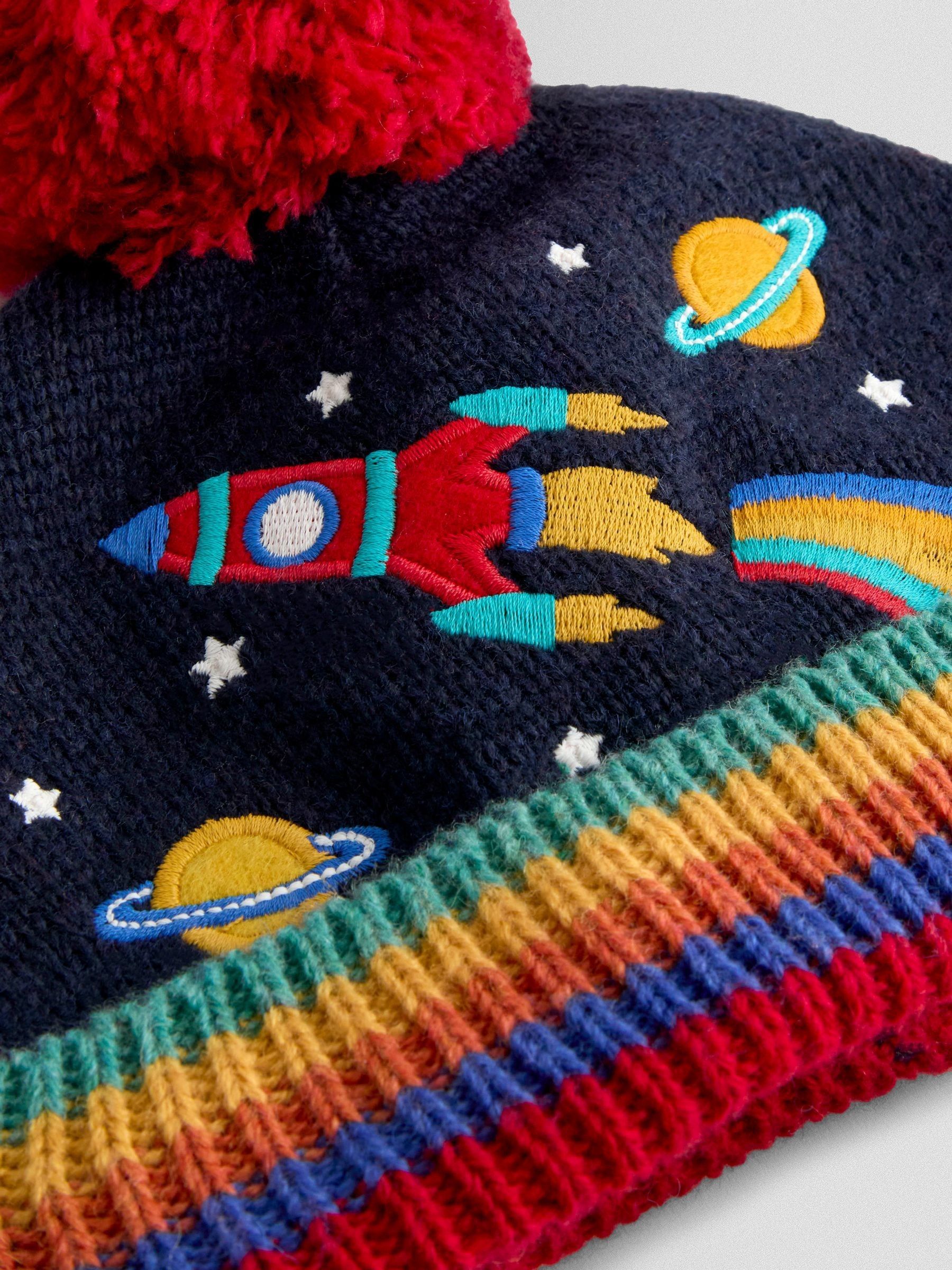 Navy Rocket Embroidered Hat - Image 2 of 3