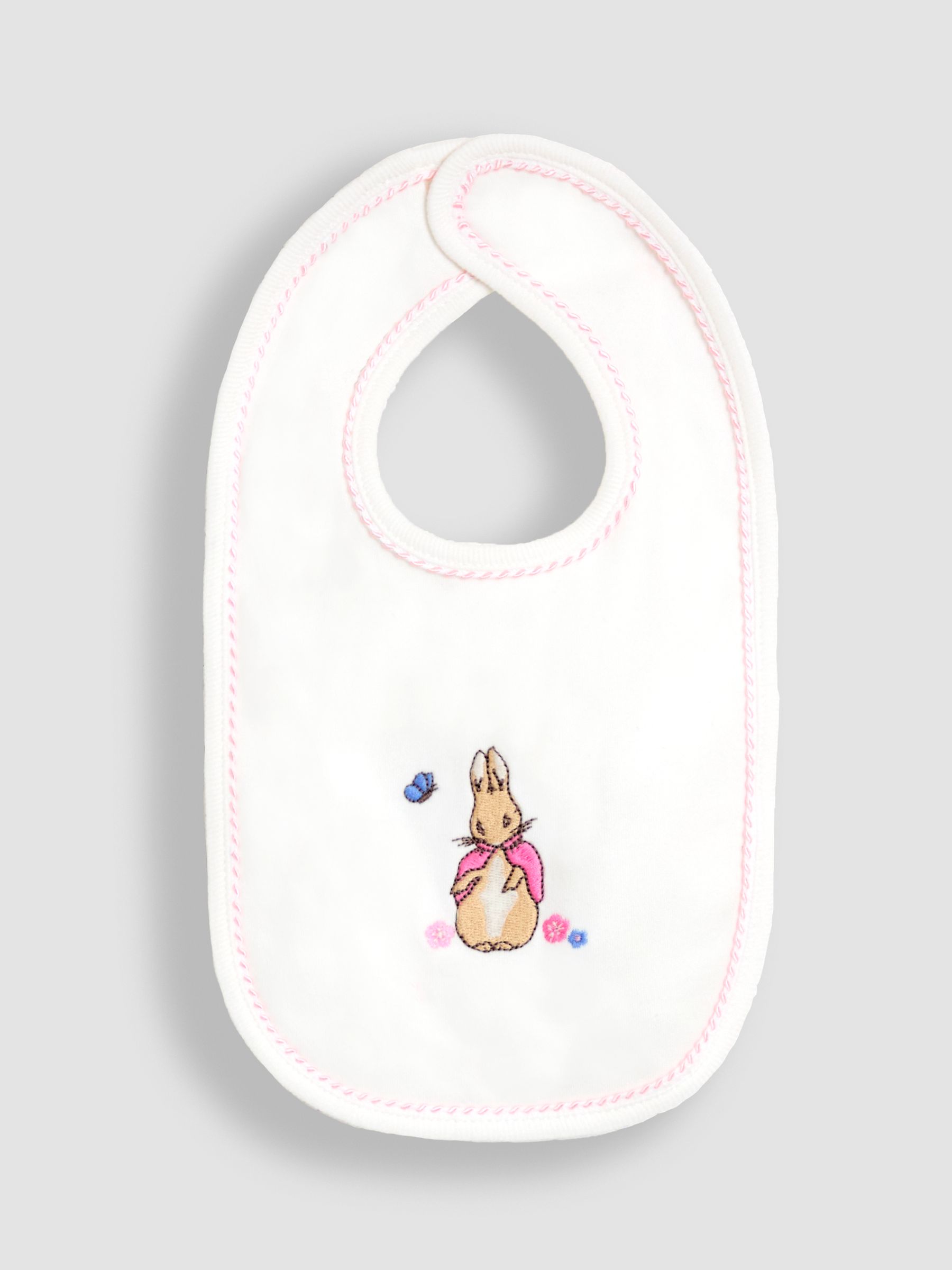 Cream Flopsy 3-Pack Bibs - Image 4 of 9
