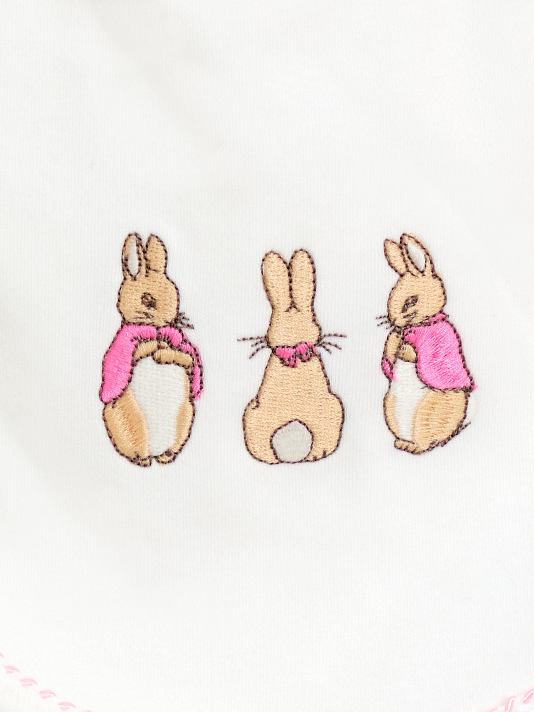 Cream Flopsy 3-Pack Bibs - Image 8 of 9