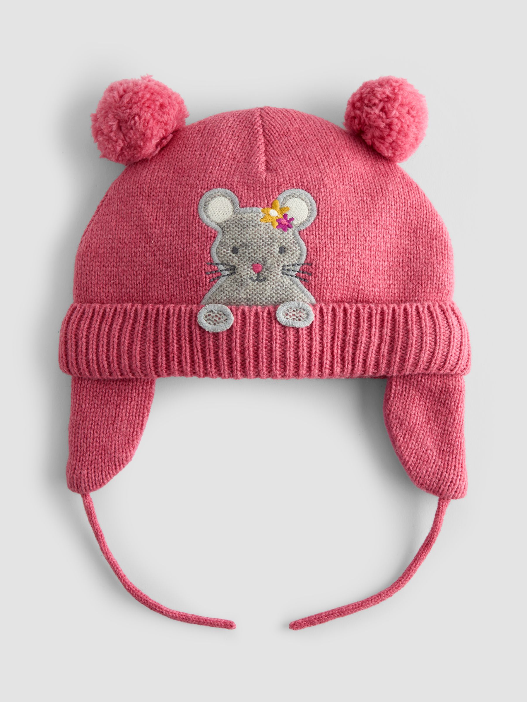 Pink Mouse Appliqué Hat - Image 1 of 3