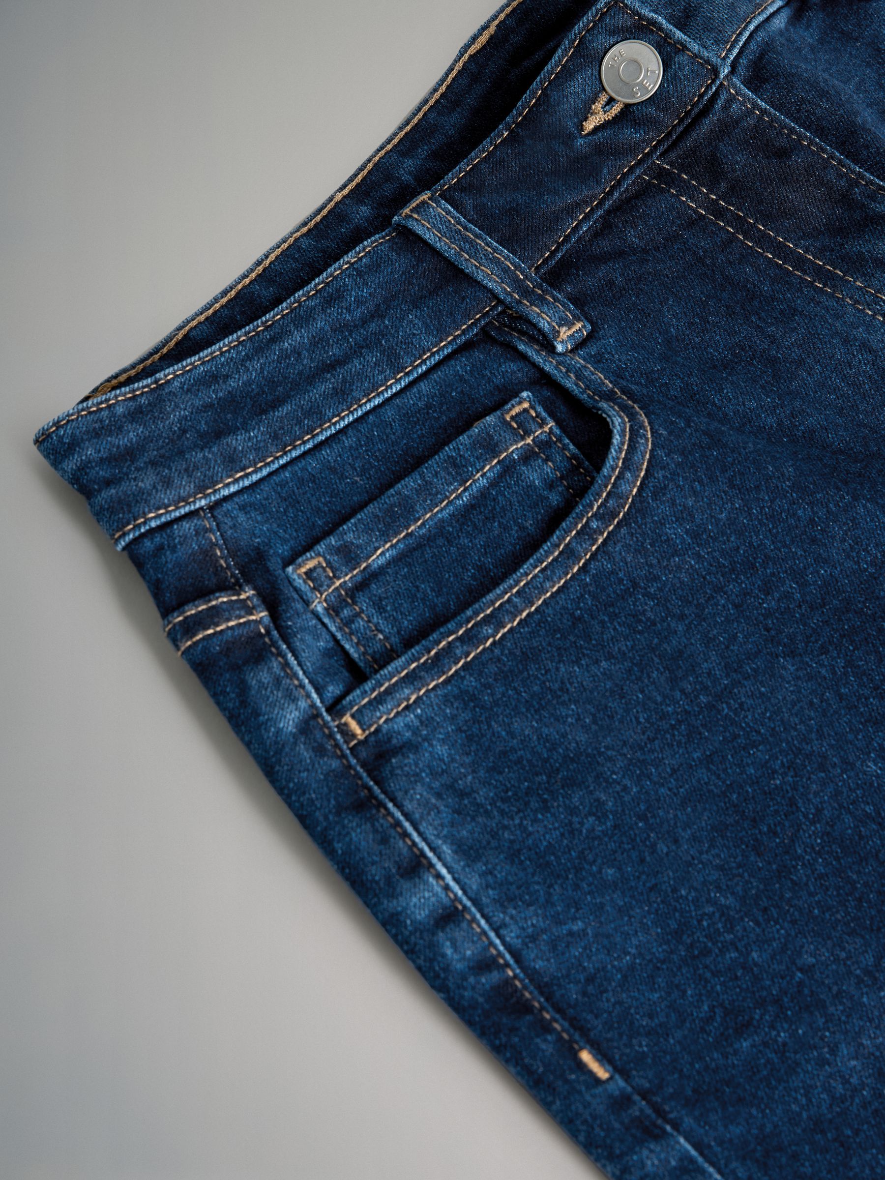 Indigo Blue/Black 2 Pack Denim Straight Leg Jeans - Image 6 of 6 Indigo Blue/Black 2 Pack Denim Straight Leg Jeans - Image 6 of 6