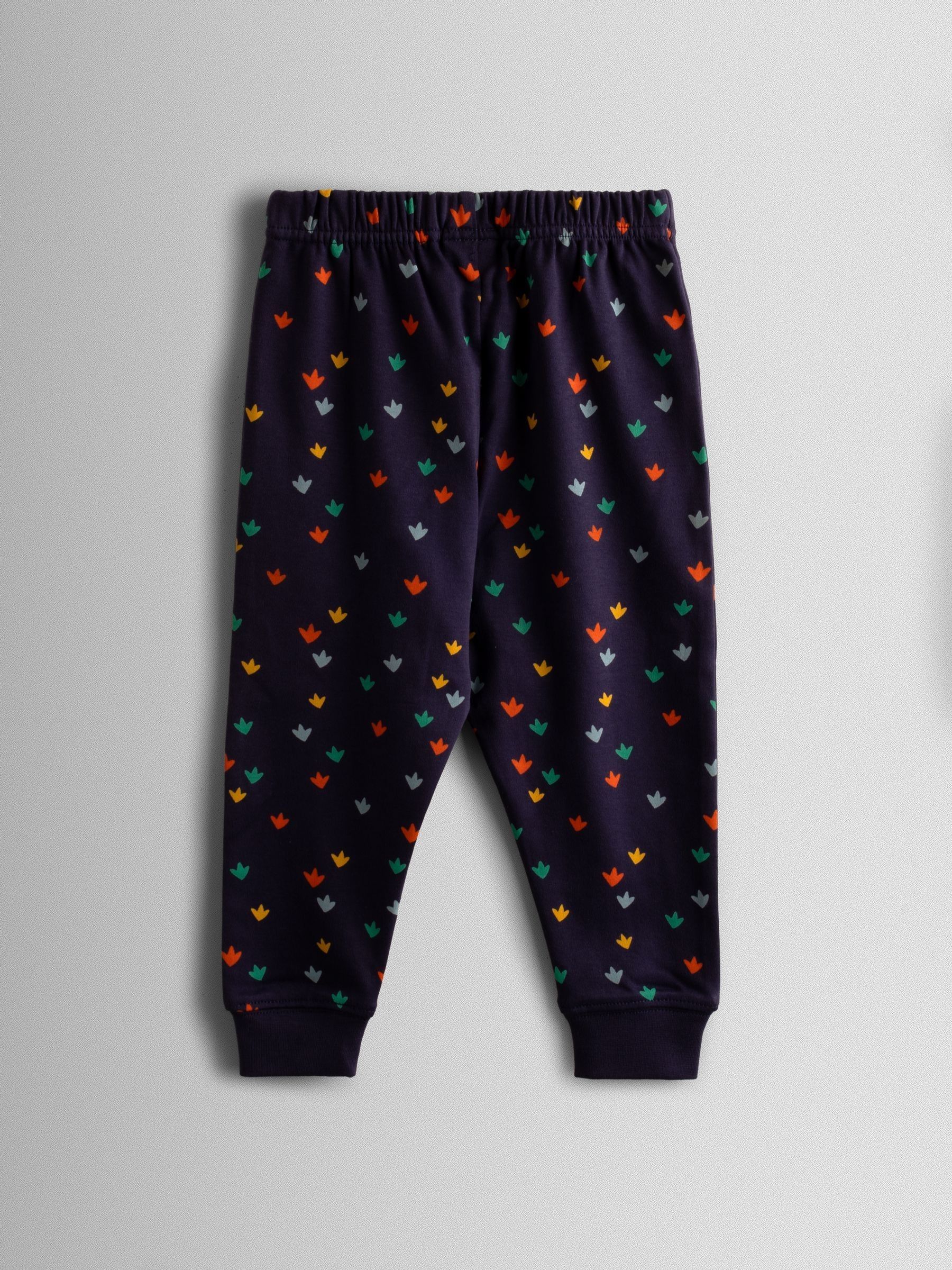 Navy Dino Cosy Jersey Pyjamas - Image 4 of 7