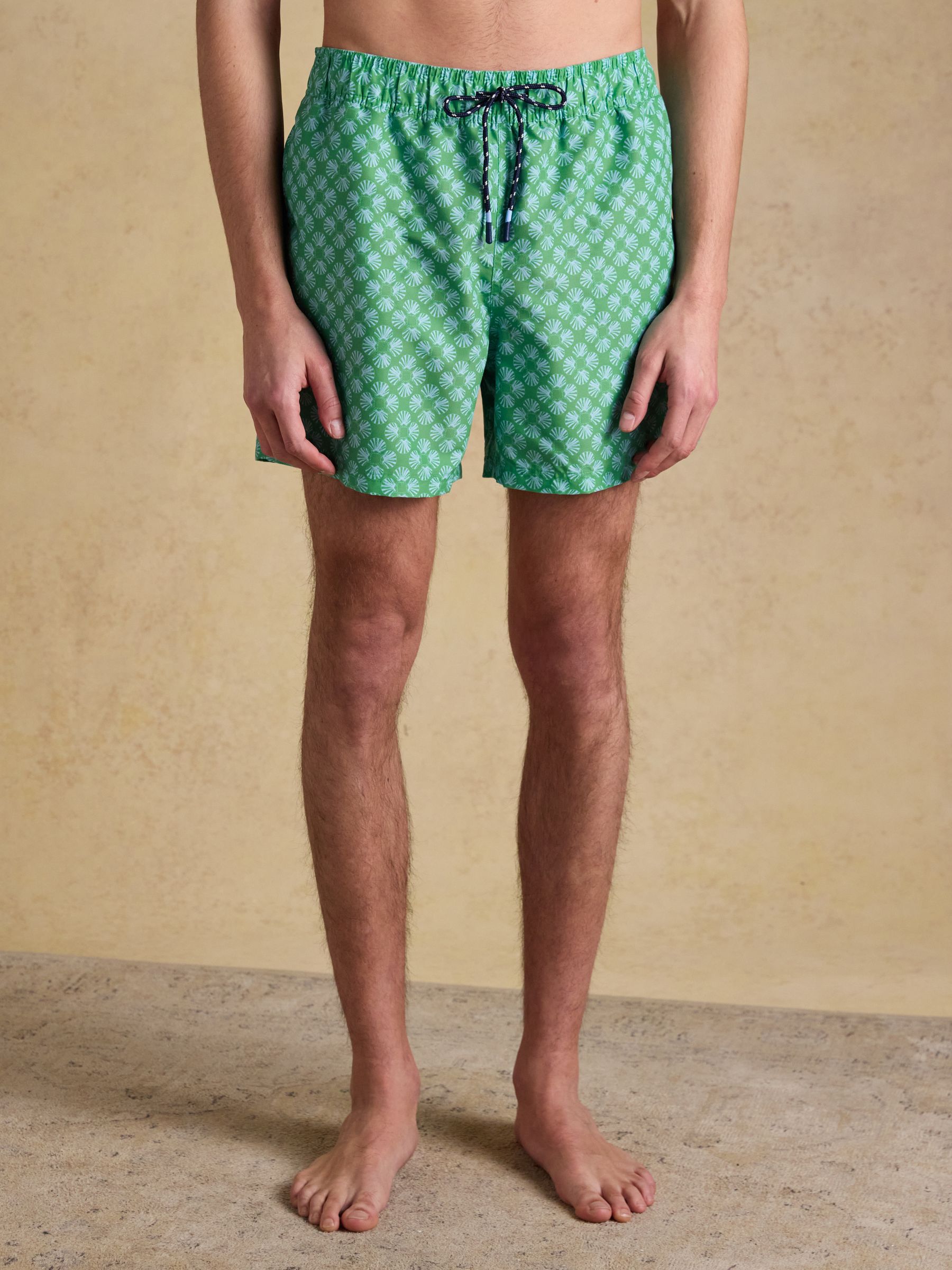 Overton Mint Green Swimming Shorts - Image 1 of 7