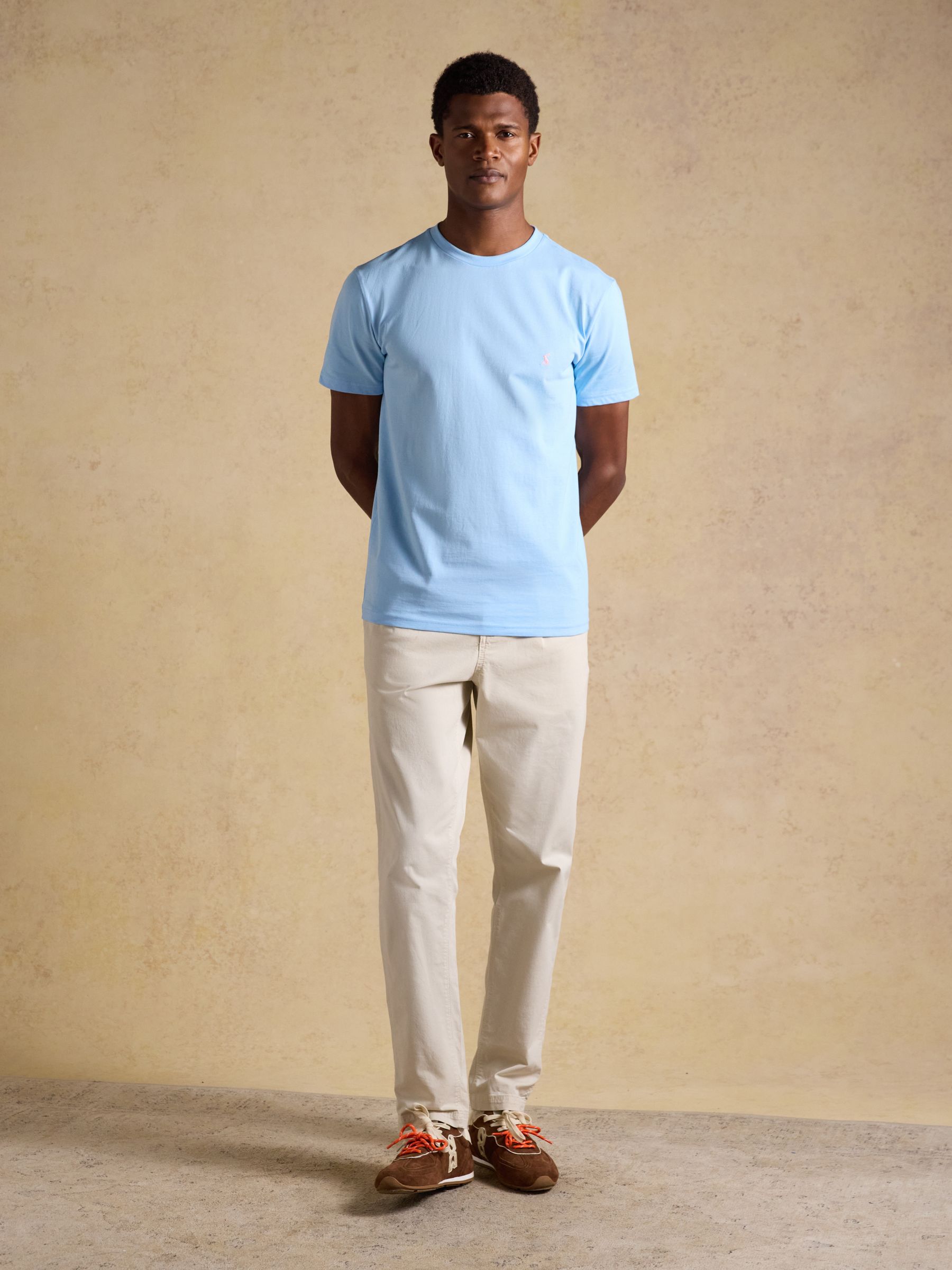 Everyday Light Blue Classic Fit Cotton T-Shirt - Image 6 of 7