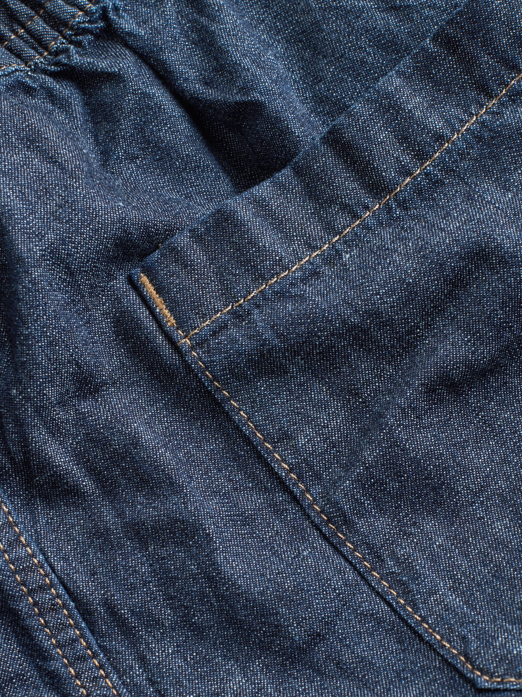 Indigo Blue/Black 2 Pack Pull On Wide Leg Lightweight Jeans - Image 8 of 8