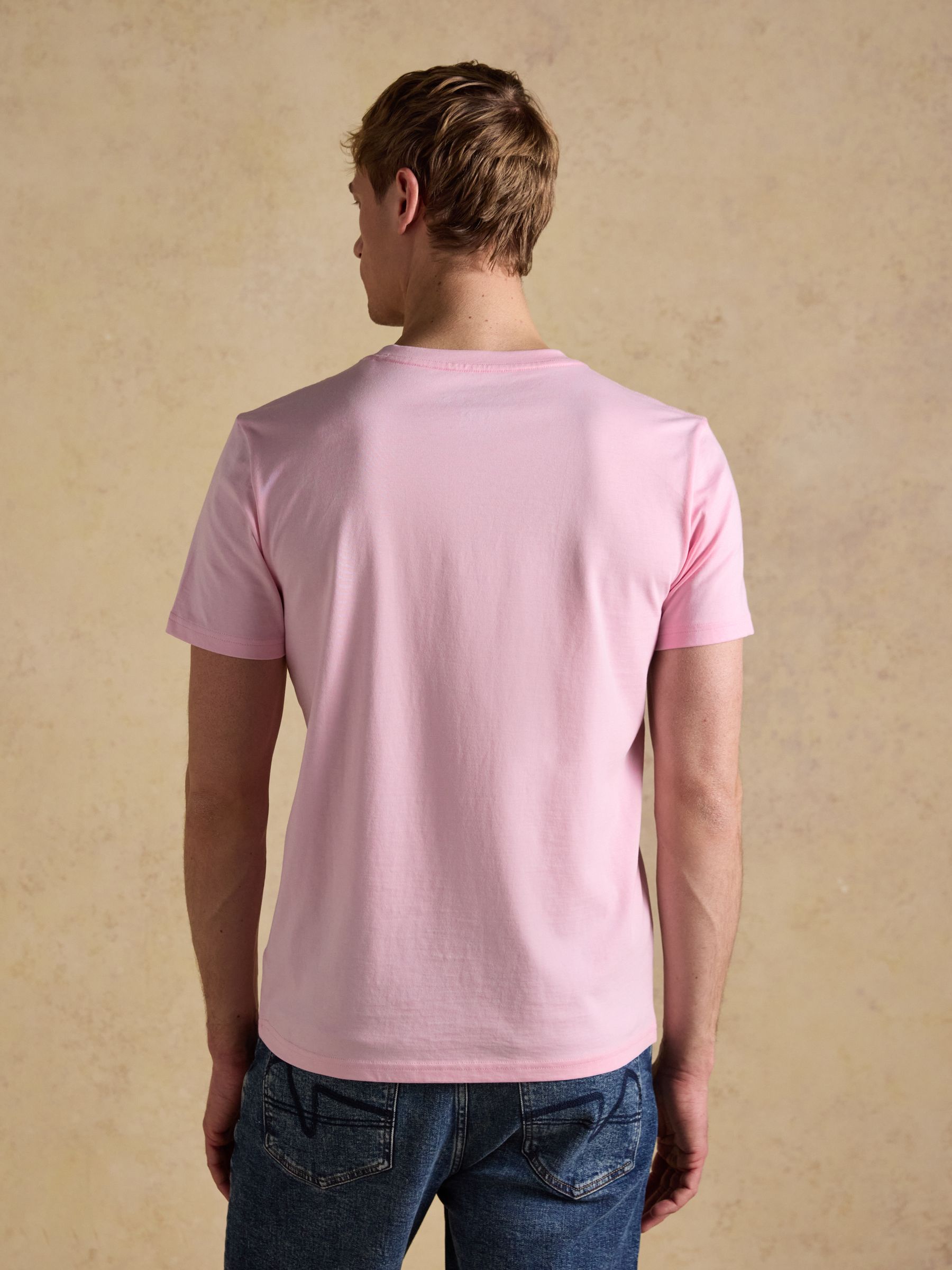 Everyday Pink Classic Fit Cotton T-Shirt - Image 2 of 6 Everyday Pink Classic Fit Cotton T-Shirt - Image 2 of 6