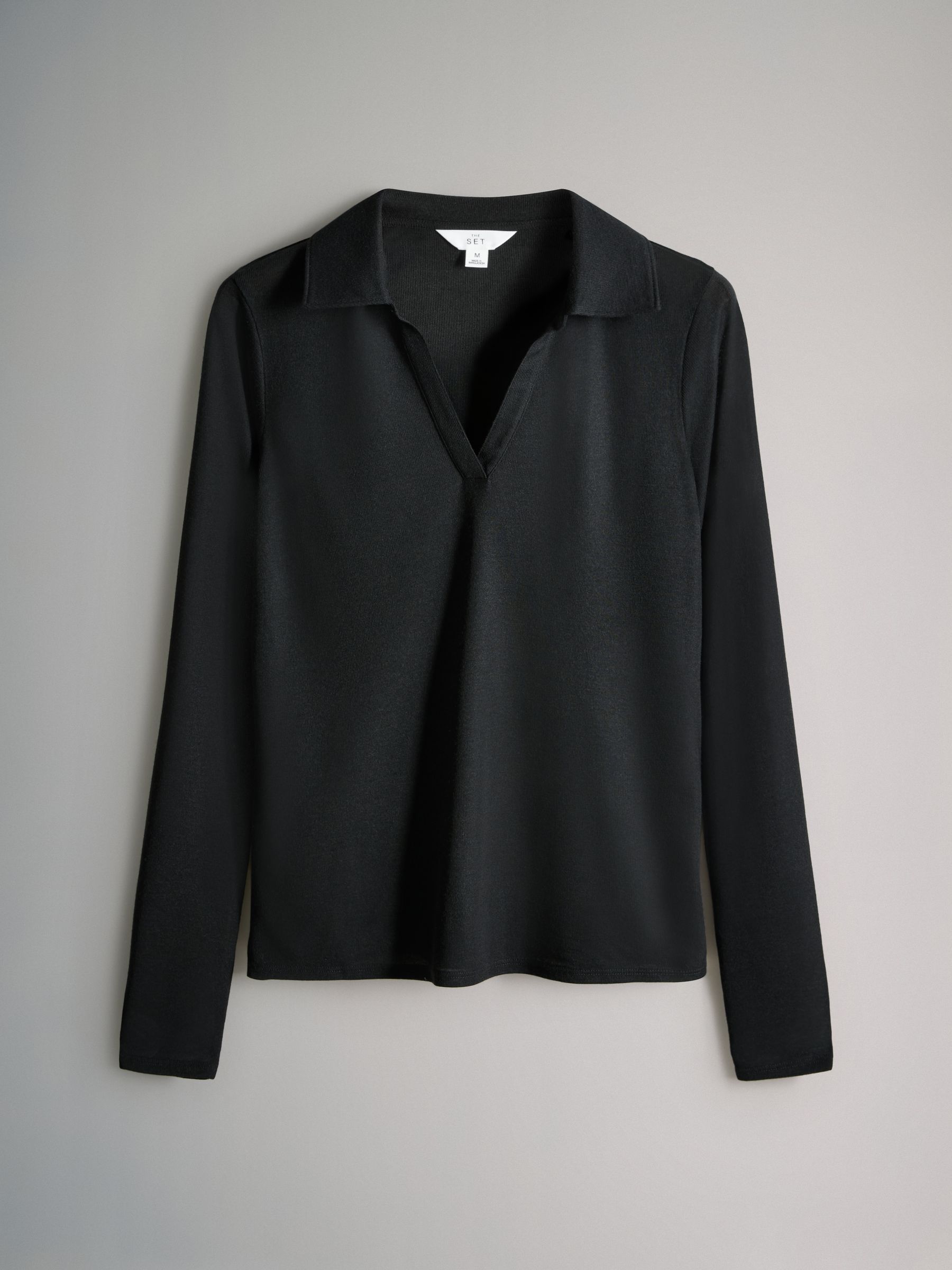 3 Pack Sheer Open Collar Tops - Image 3 of 10