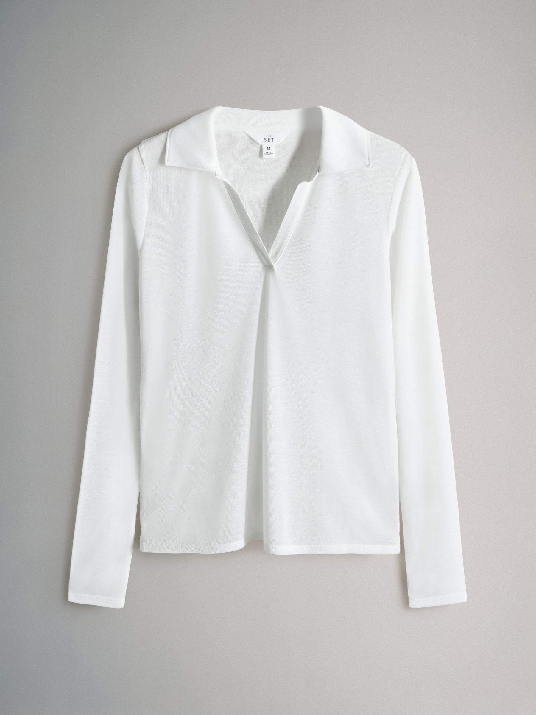 3 Pack Sheer Open Collar Tops - Image 4 of 10