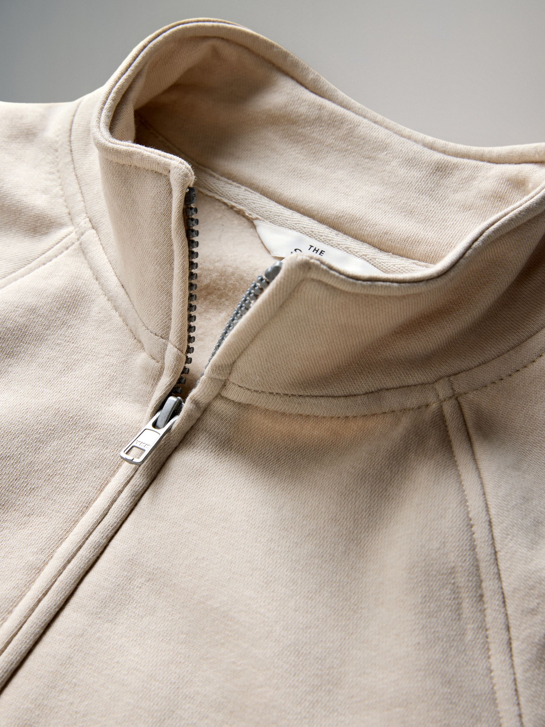 Black/Stone 2 Pack Zip Cropped Funnel Neck Jackets - Image 6 of 6