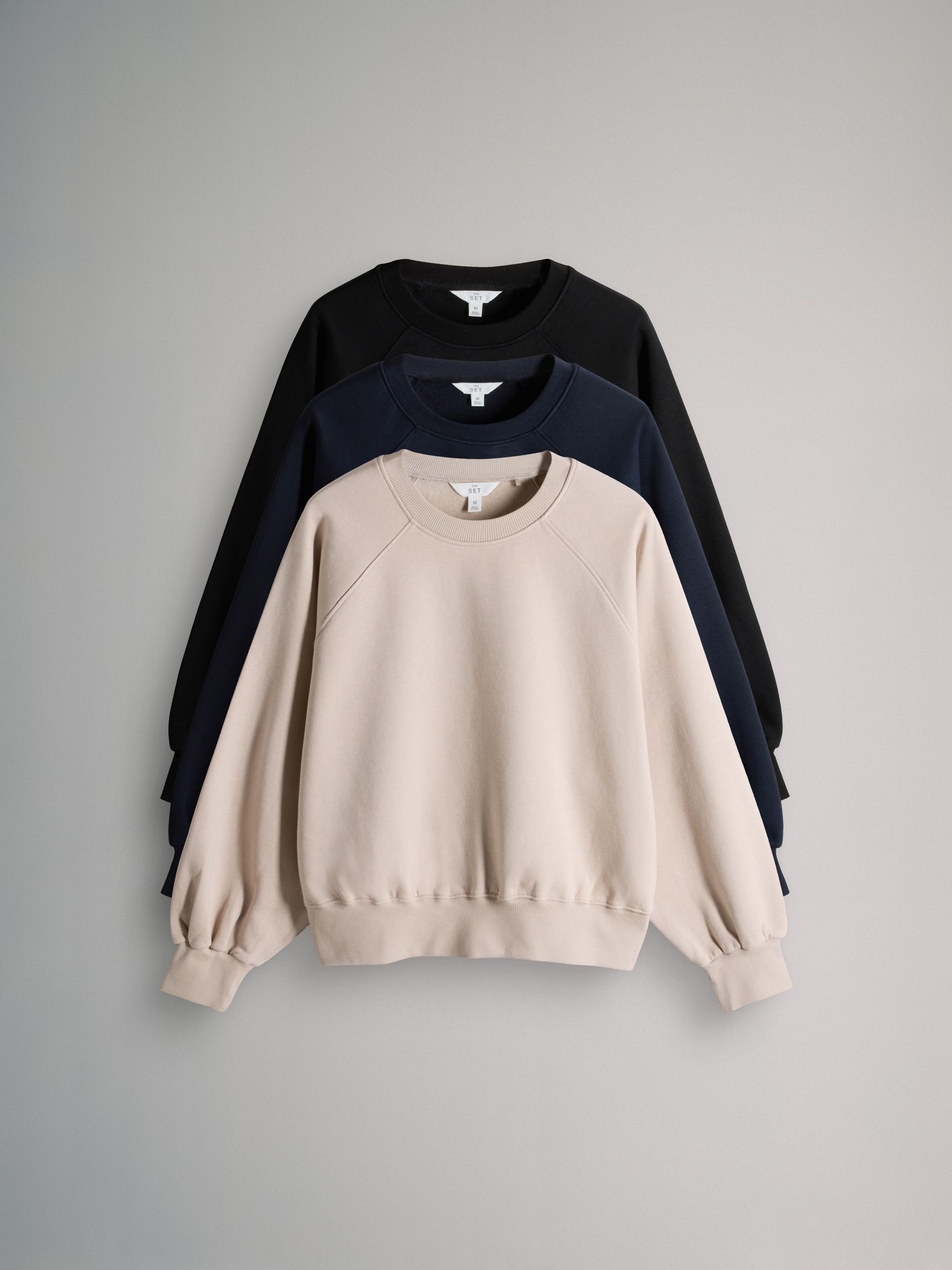 3 Pack Raglan Sweat Tops - Image 1 of 6