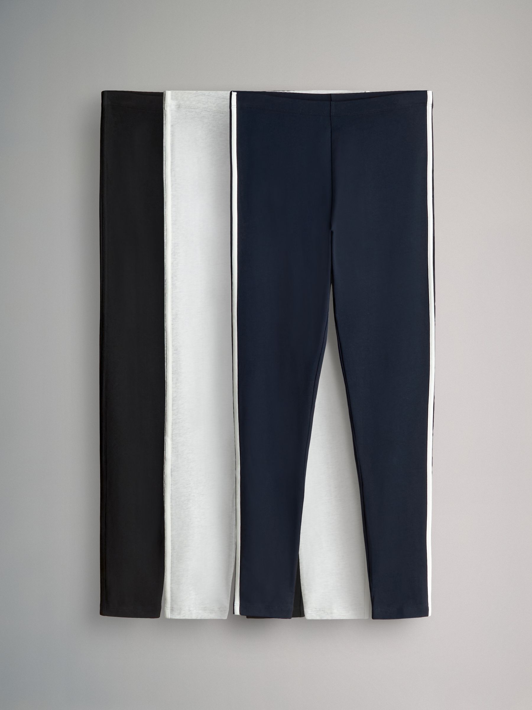 3 Pack Side Stripe Leggings - Image 2 of 10