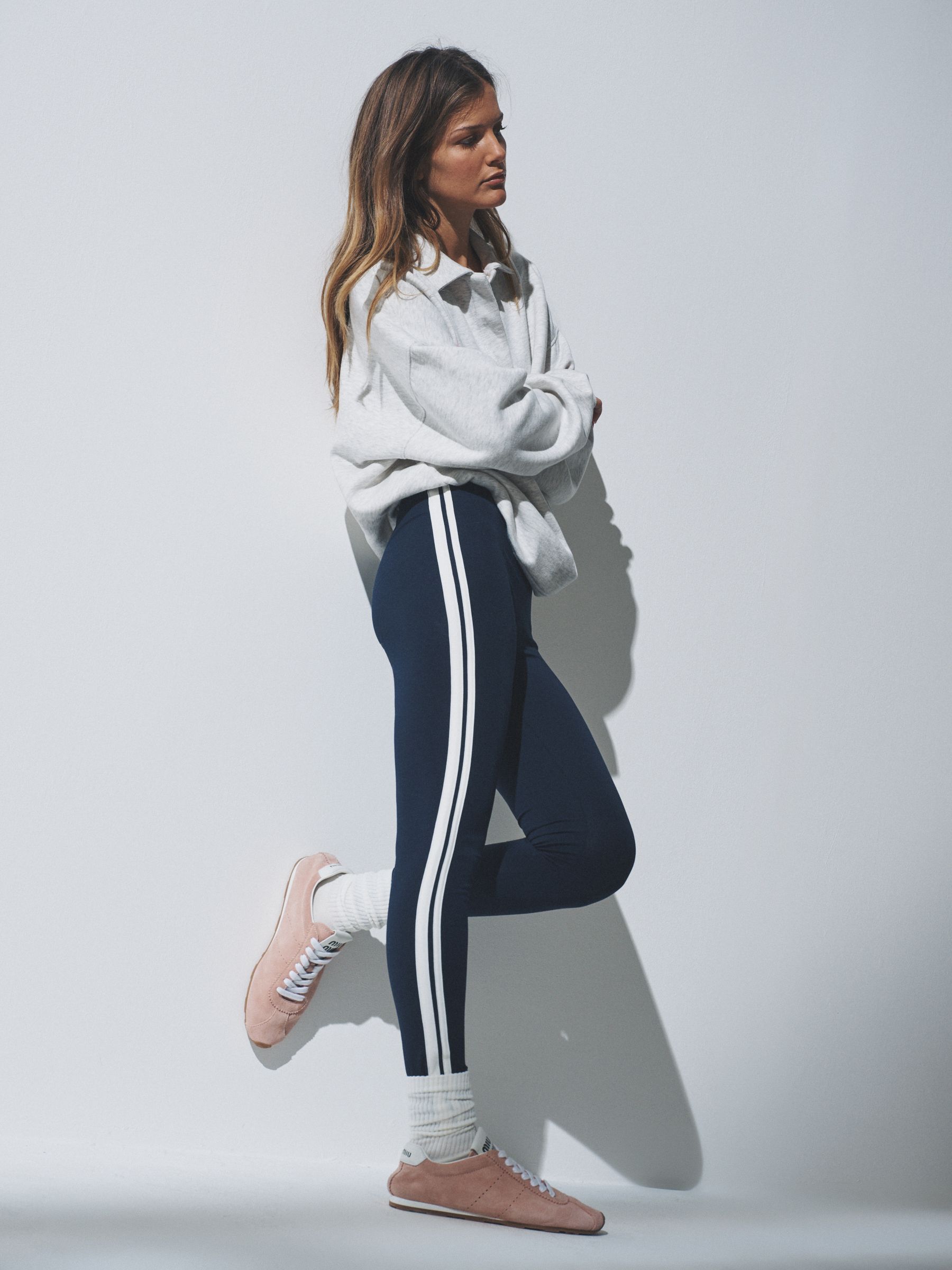 3 Pack Side Stripe Leggings - Image 4 of 10