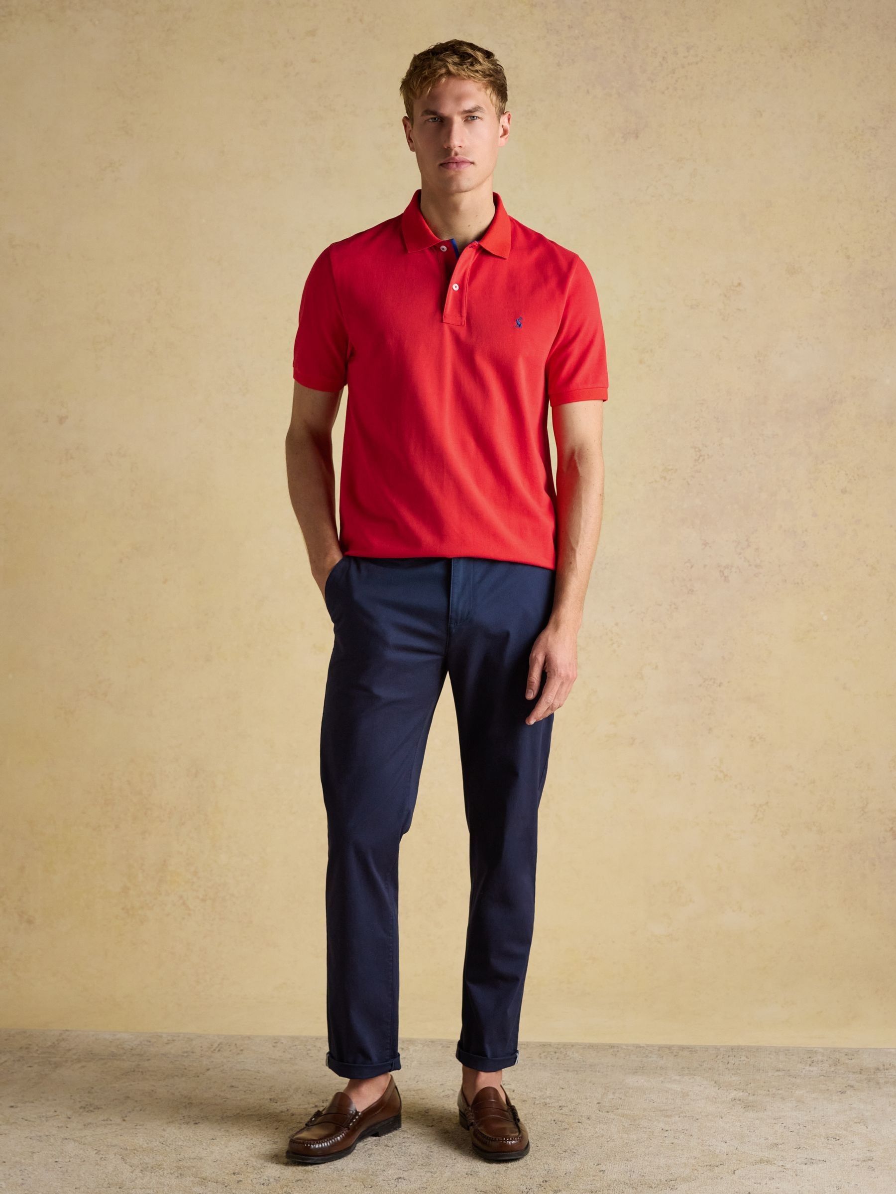 Norfolk Navy Relaxed Fit Chino Trousers - Image 5 of 7