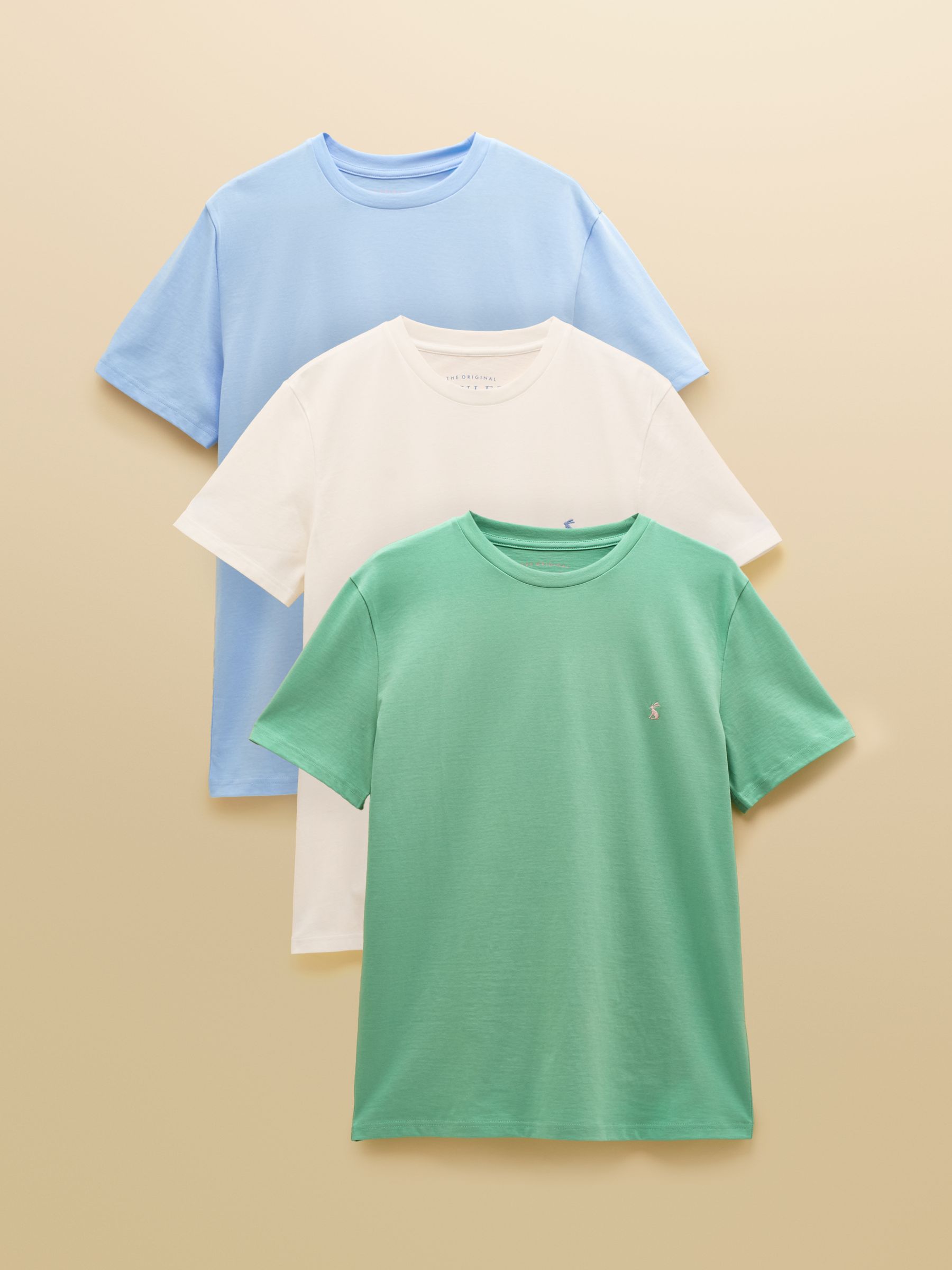 Multi Classic Fit Cotton T-Shirt 3 Pack - Image 1 of 10