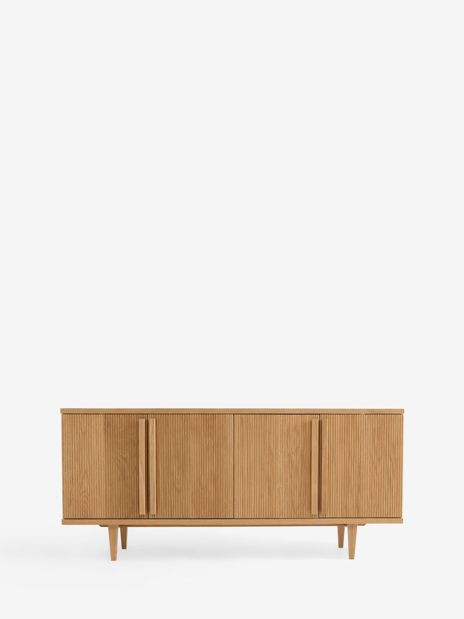 Brunswick Large Sideboard in Ribbed Oak - Image 6 of 9