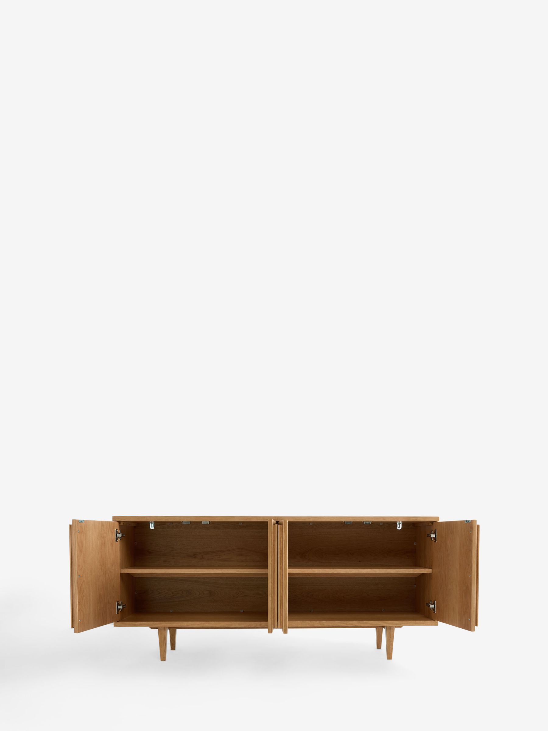 Brunswick Large Sideboard in Ribbed Oak - Image 7 of 9